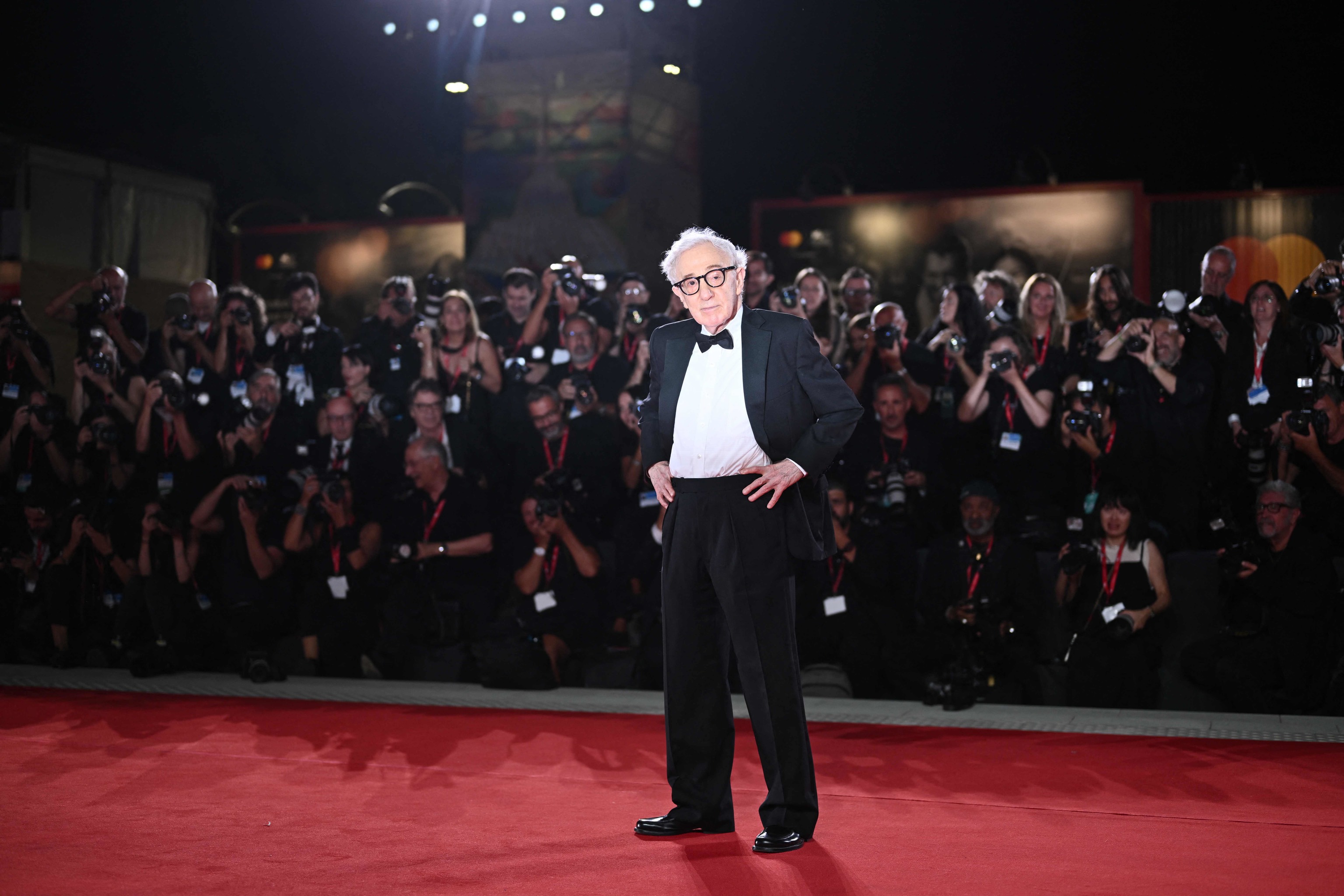 Woody Allen, en el Festival de Venecia.