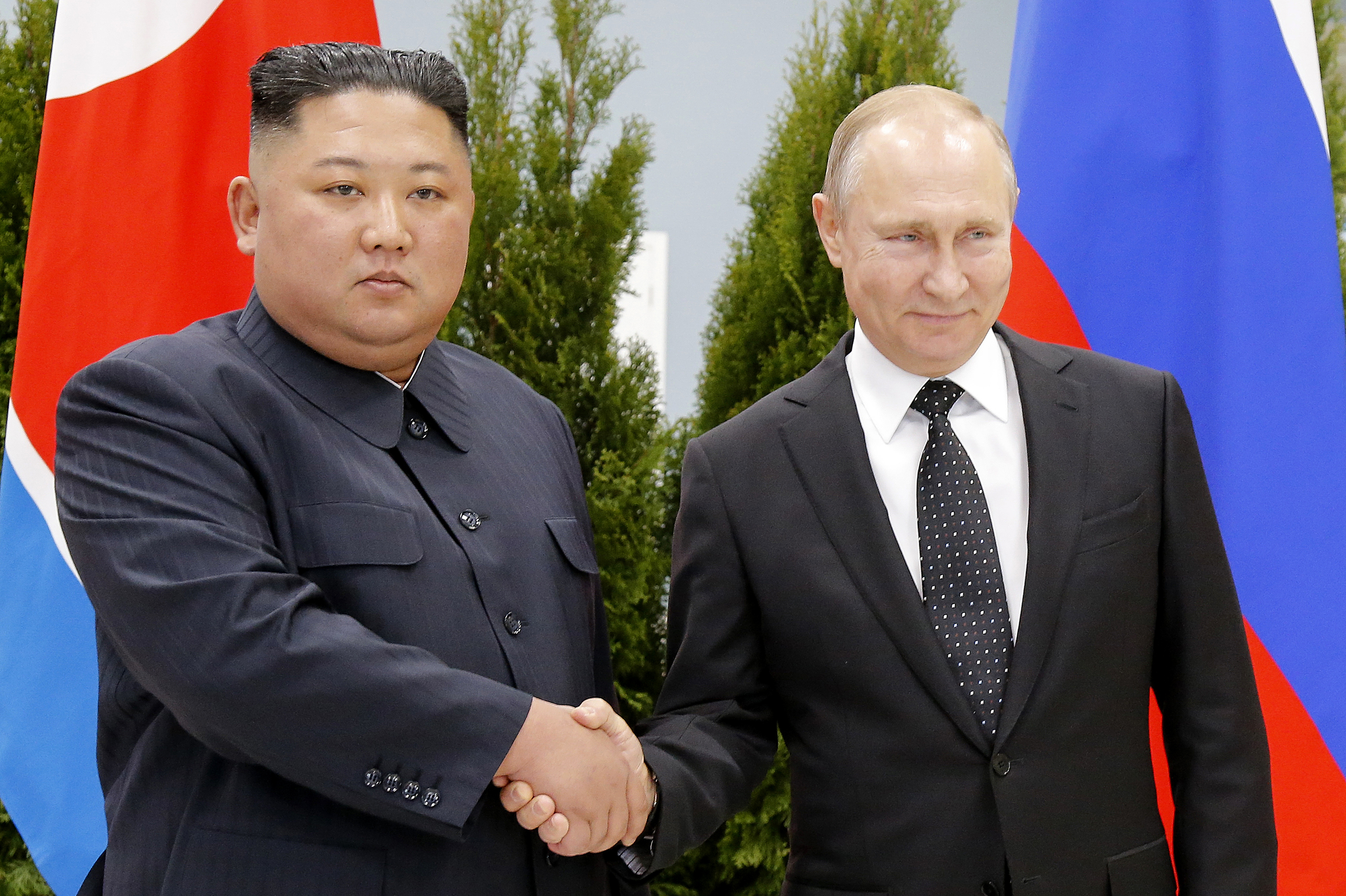 Kim Jong Un y Putin, en 2019.