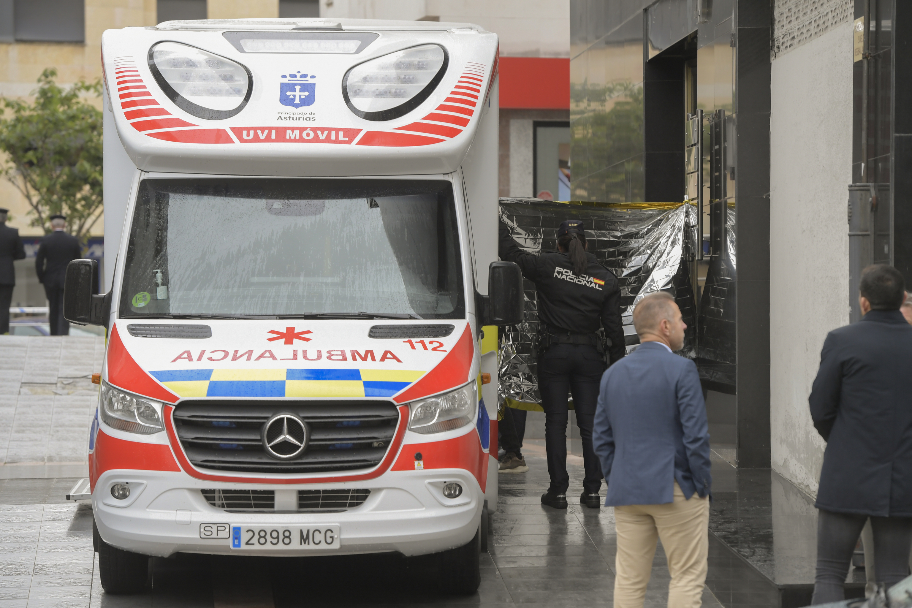 Una ambulancia de Asturias en imagen de archivo.