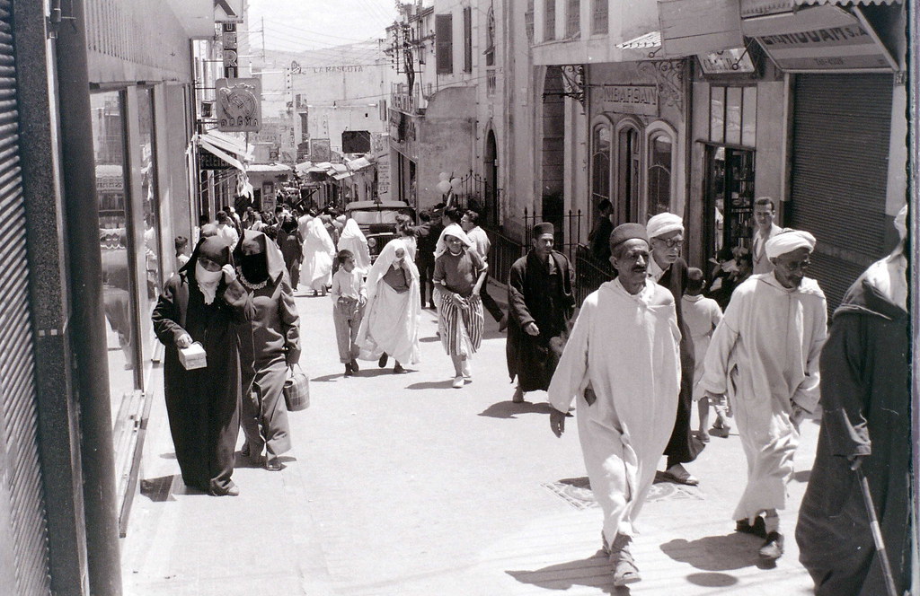 Calles de Salé en 1960.