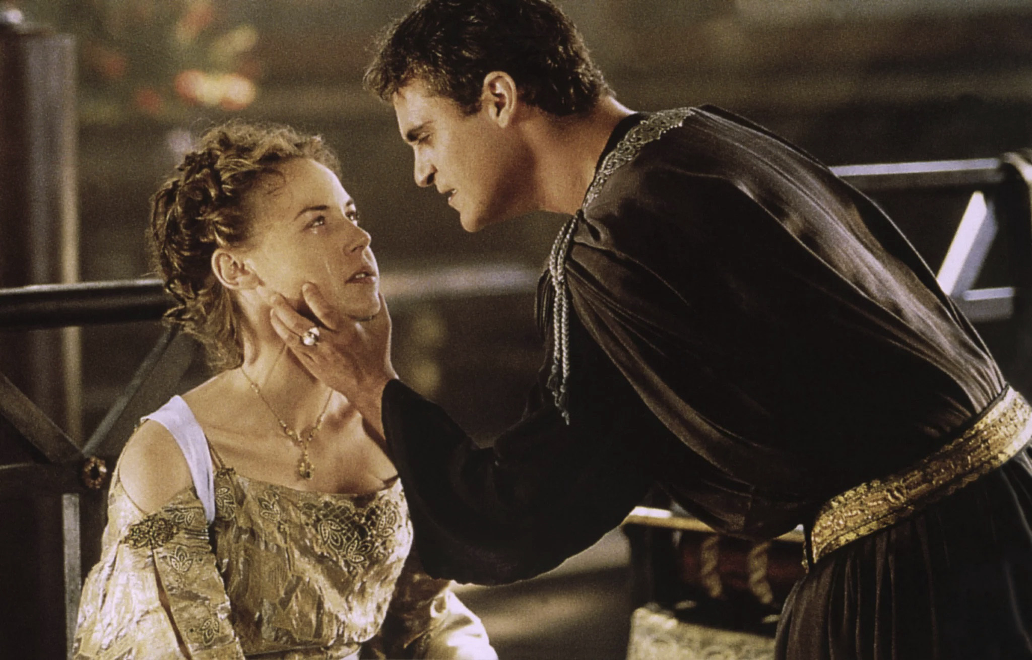 Connie Nielsen y Joaquin Phoenix, en  'Gladiator', de Ridley Scott (2000).