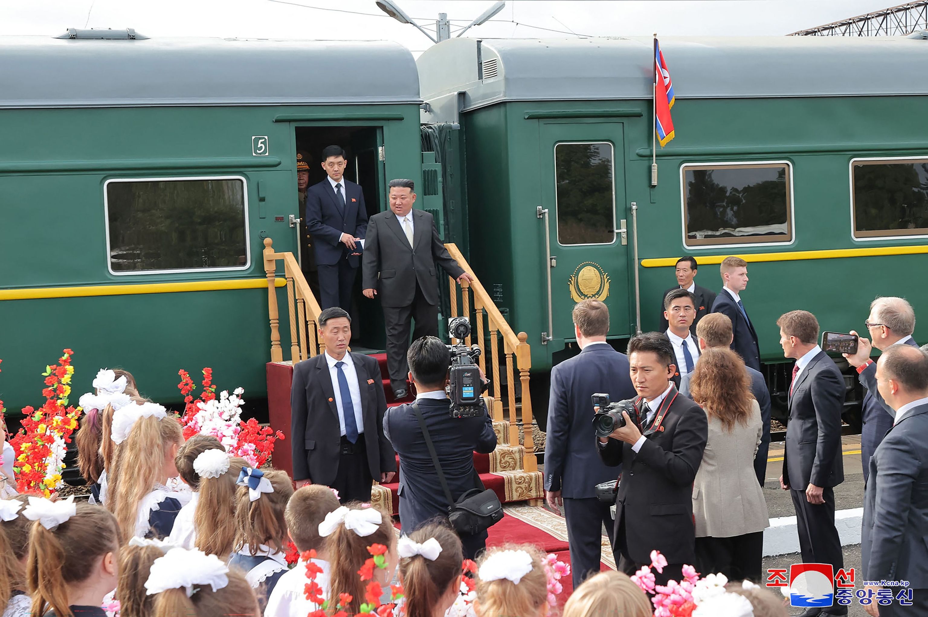 El tren de Kim Jong-un sale de la región rusa de Primorie para volver a Corea del Norte