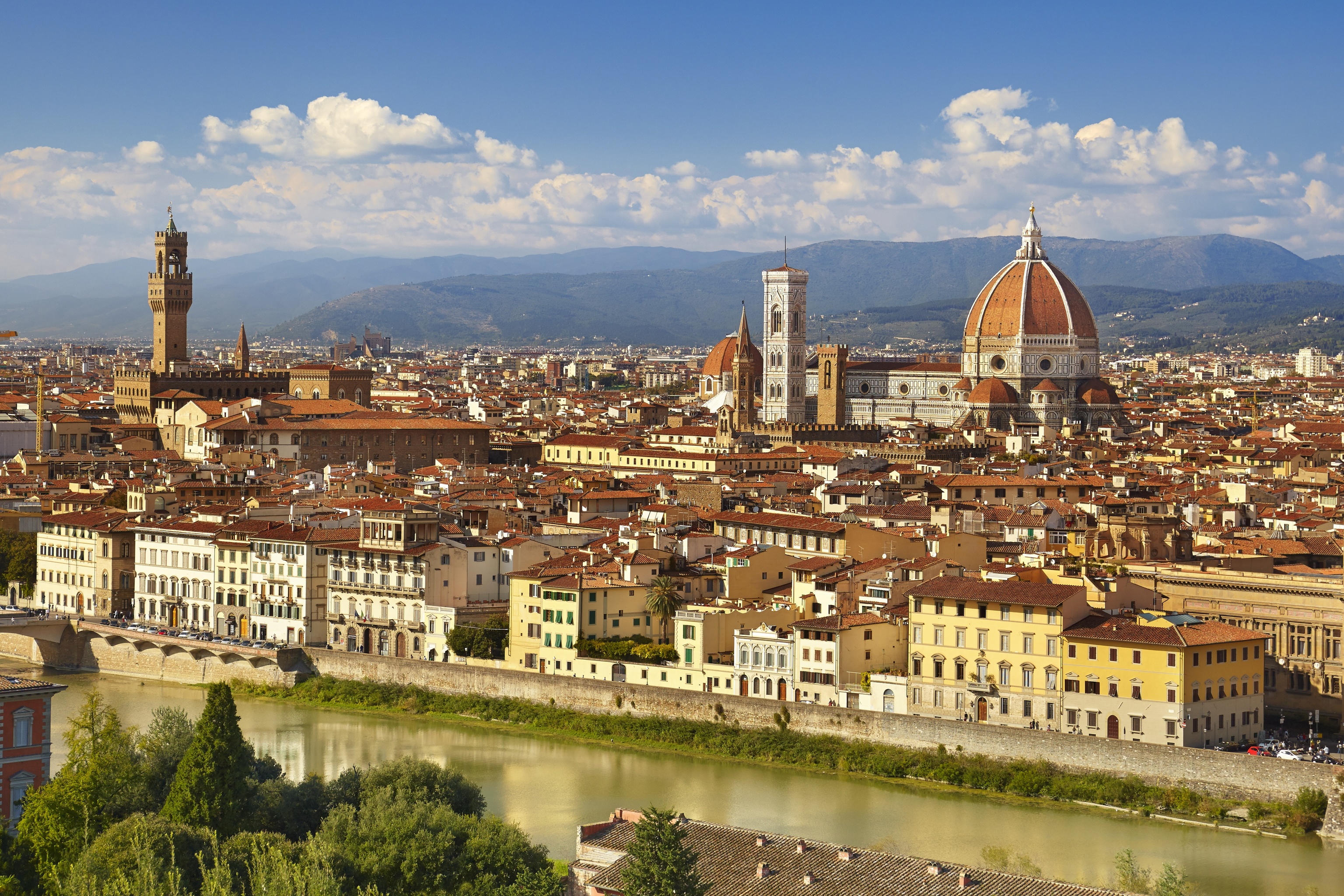 Vista de la ciudad de Florencia.