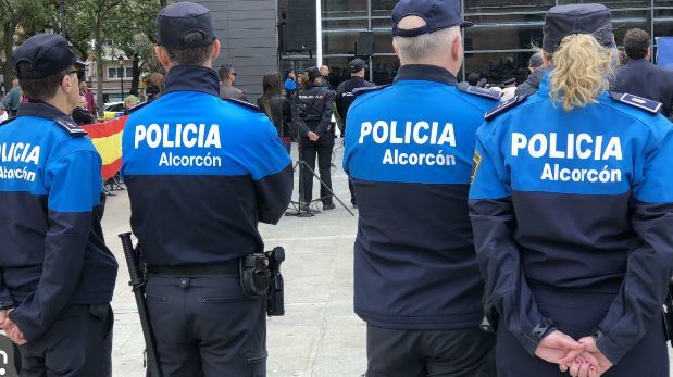 Agentes de la Policía Municipal de Alcorcón.