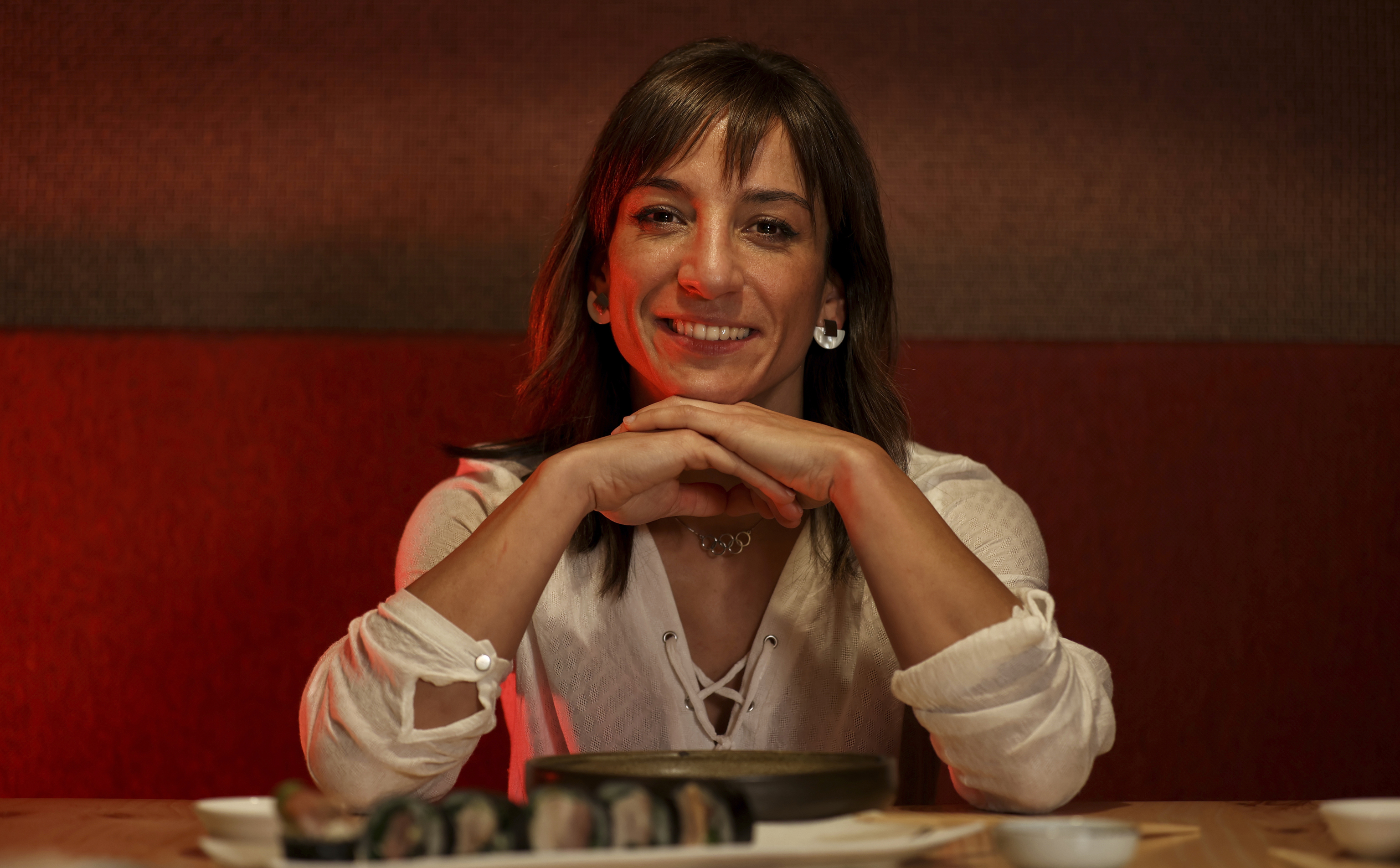 La campeona olímpica de kárate, Sandra Sánchez.
