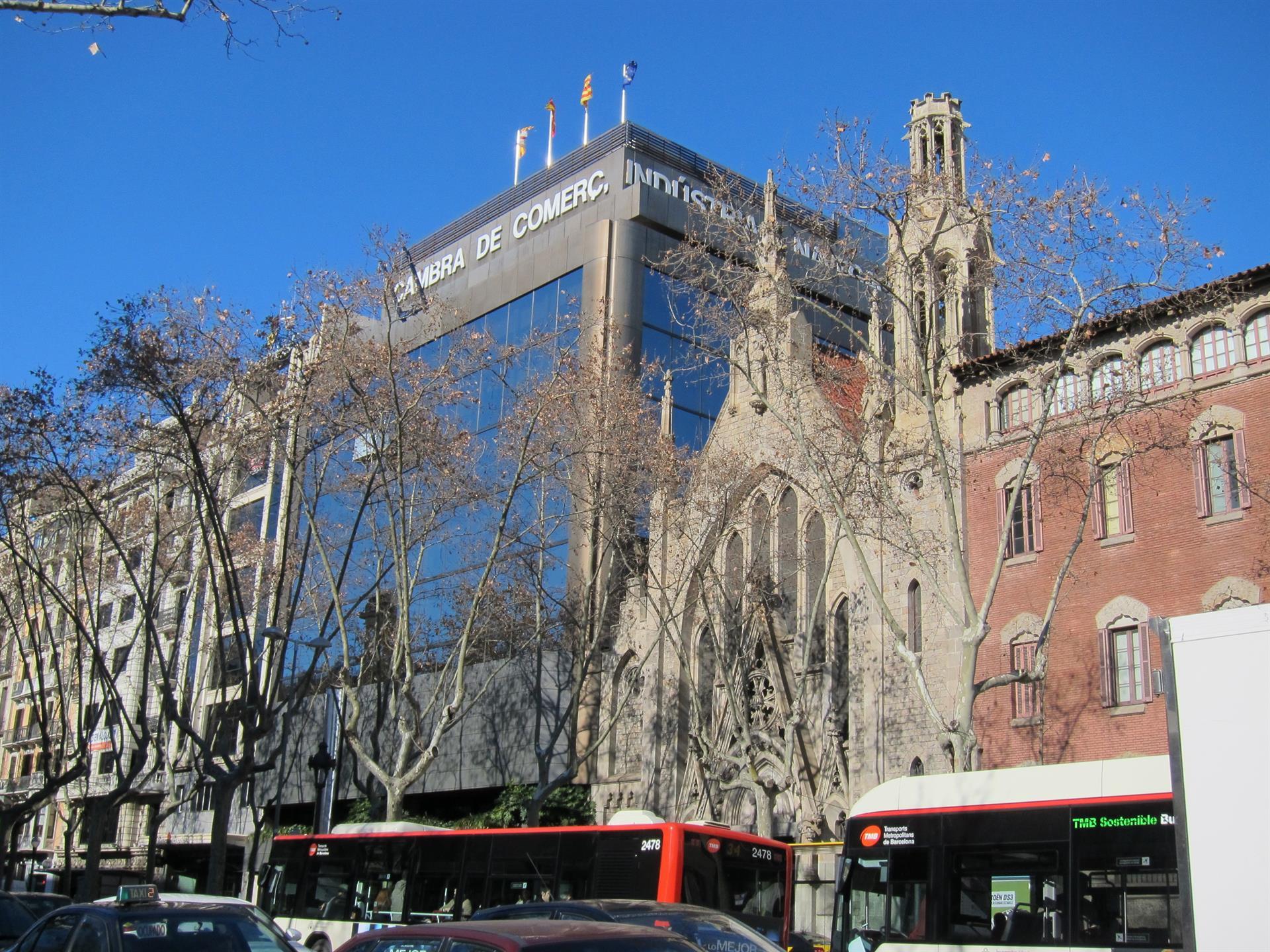 Sede de la Cámara de Comercio de Barcelona.