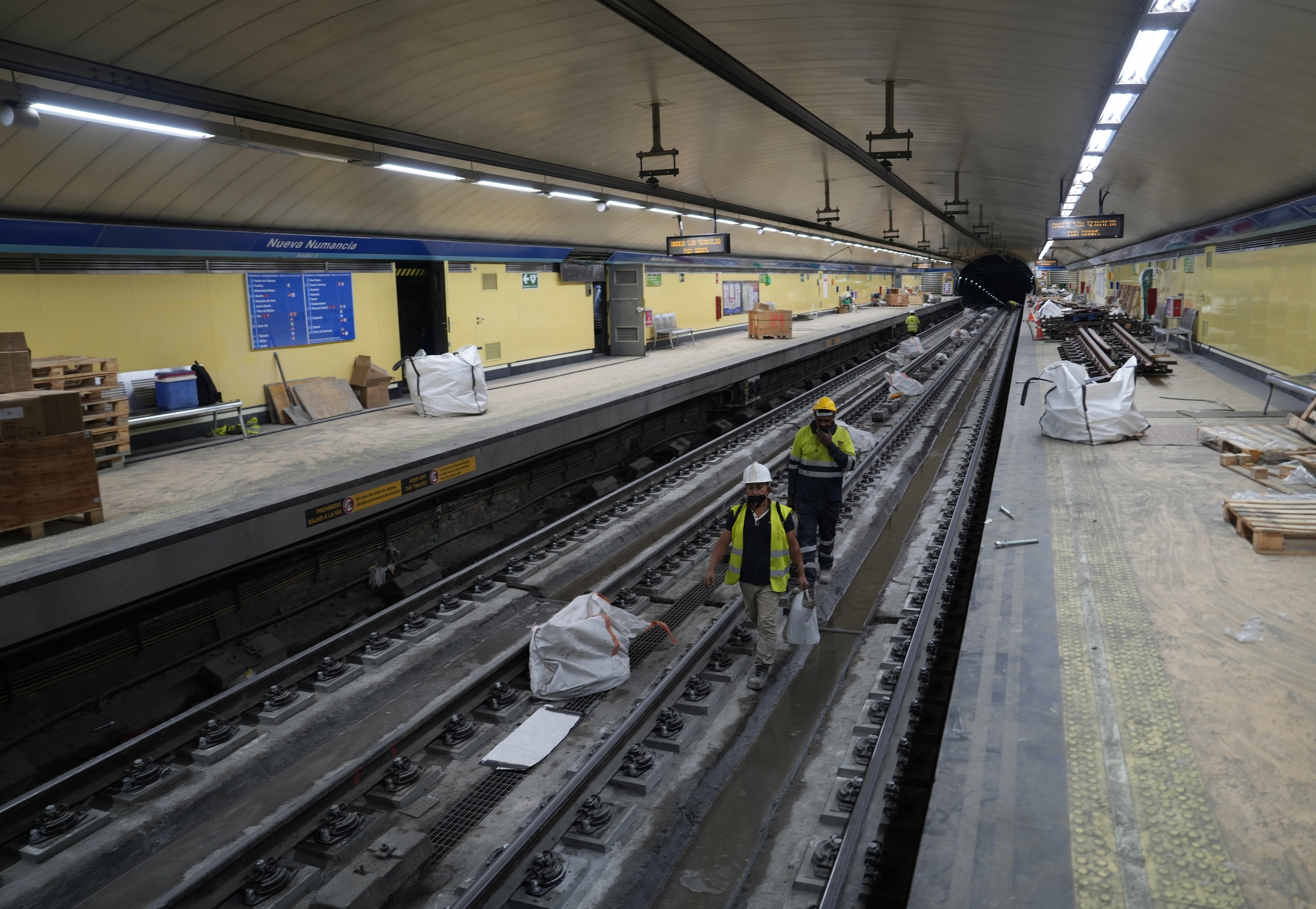 Obras de mejora en la Lnea 1 de Metro