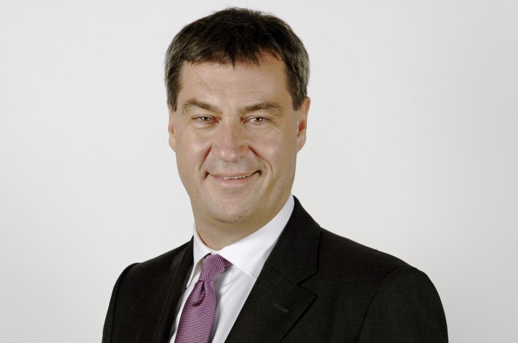 El líder de la CSU, Markus Söder.