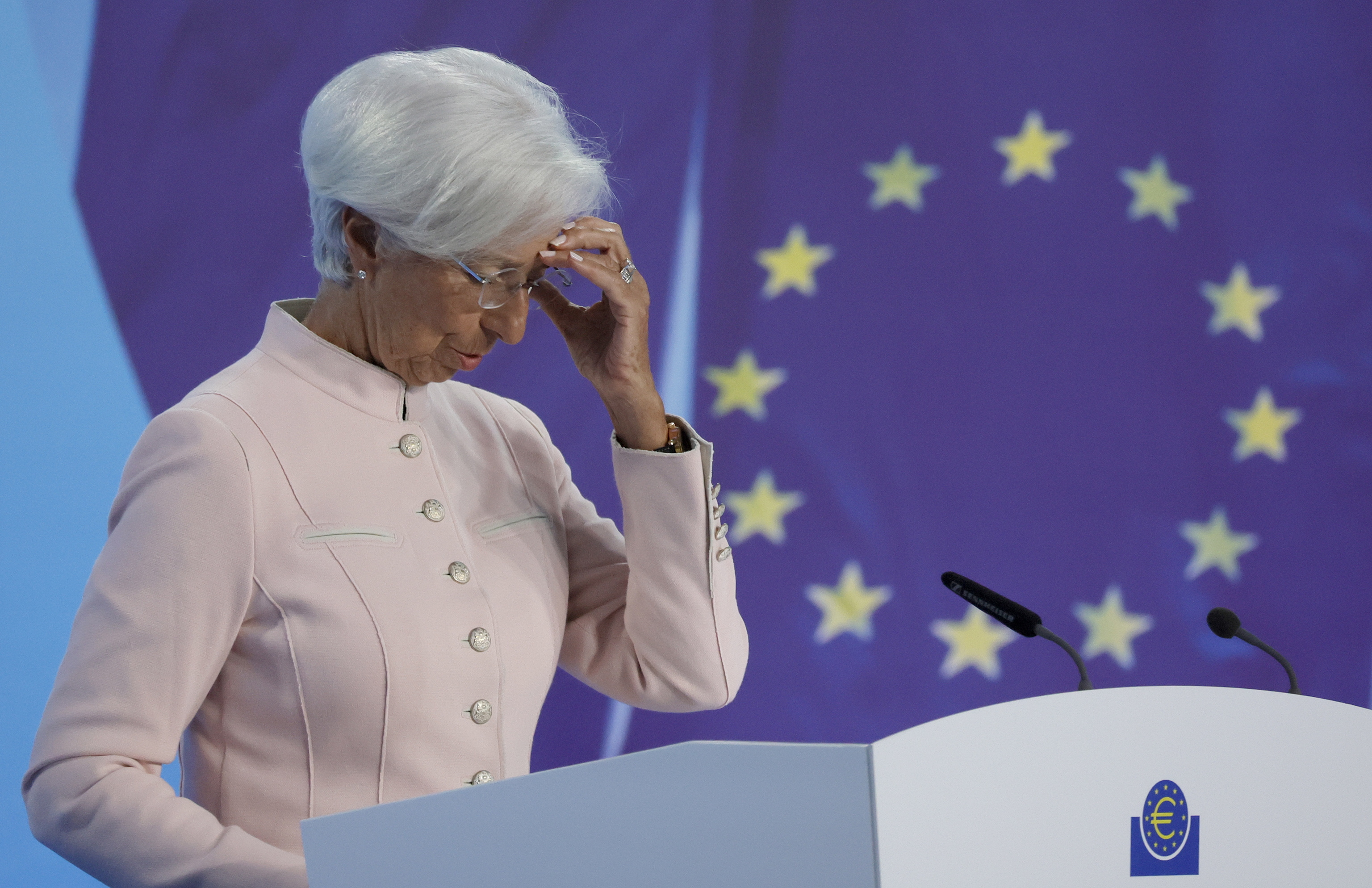 La presidenta del Banco Central Europeo (BCE), Christine  Lagarde.