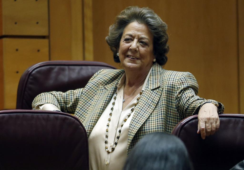 La ex alcaldesa de Valencia, Rita Barberá, en una foto de archivo en el Senado.