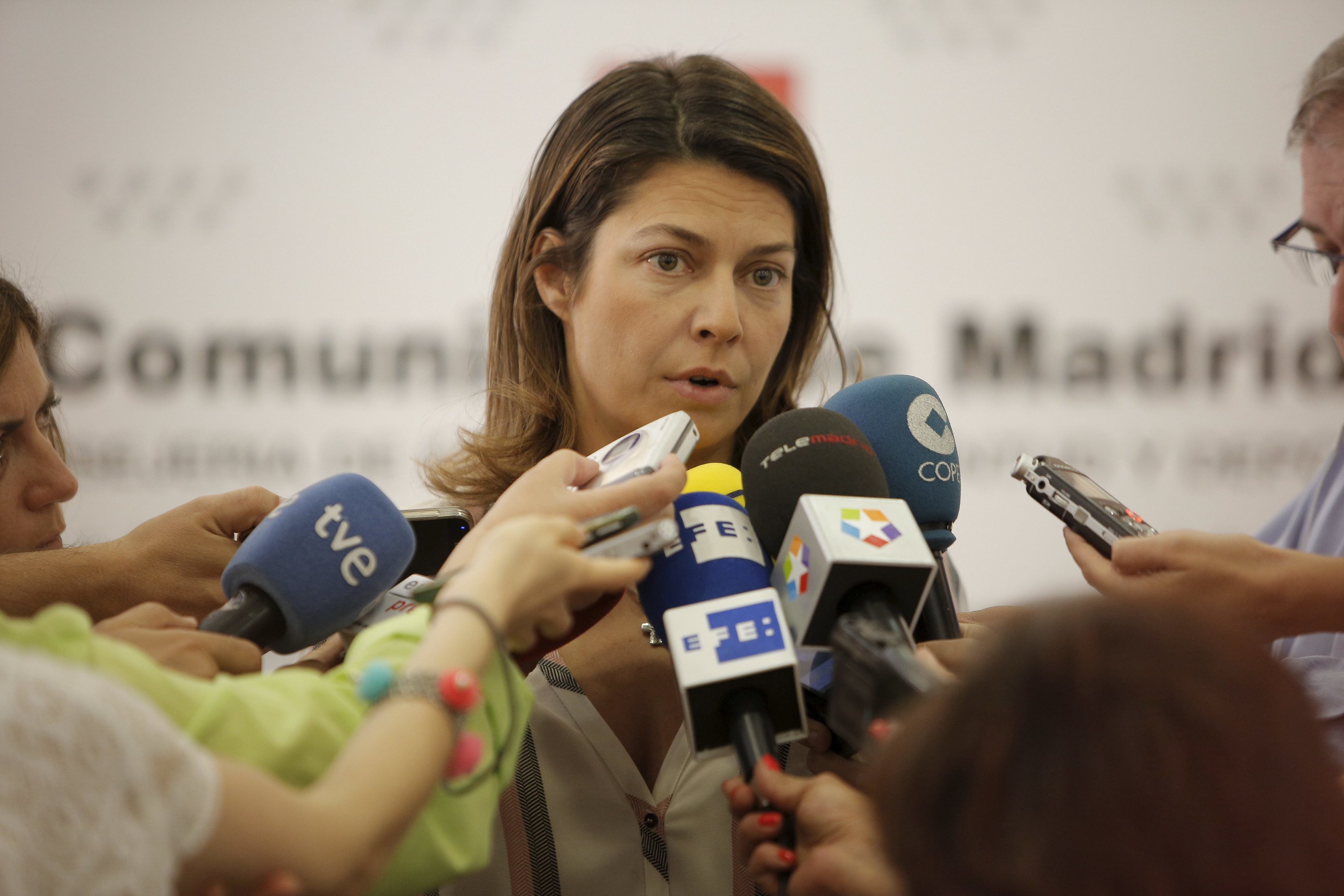 Lucía Figar, en 2015, cunado era consejera de Educación de la Comunidad de Madrid.