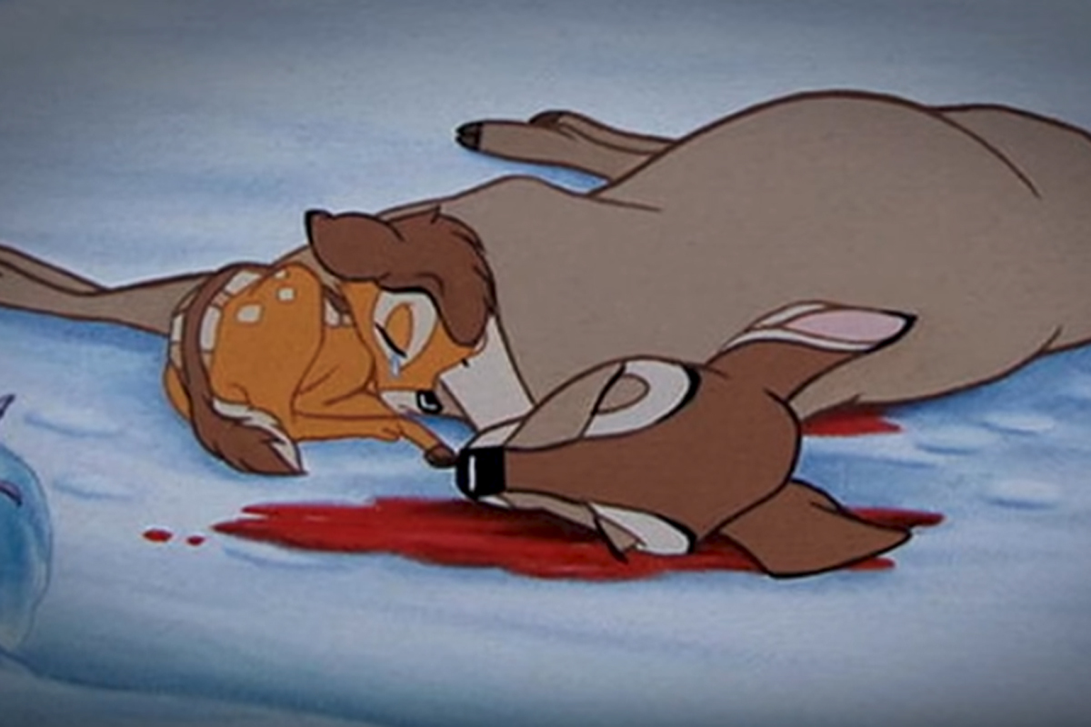 La muerte de la madre de 'Bambi'.