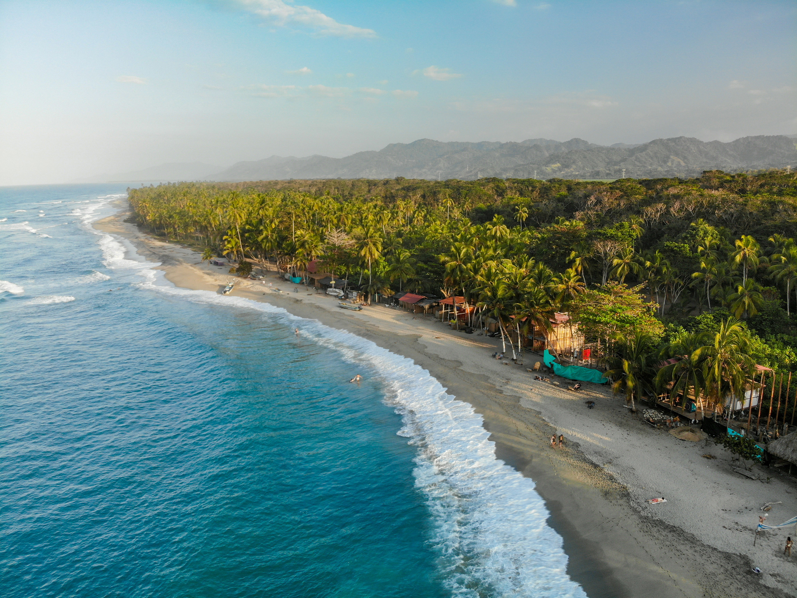 Las playas de color turquesa del Caribe colombiano.