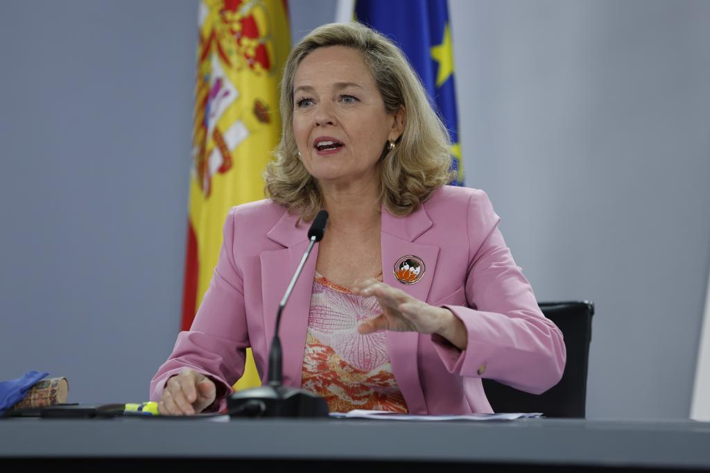 Ministra de Asuntos Económicos y Transformación Digital, Nadia Calviño.