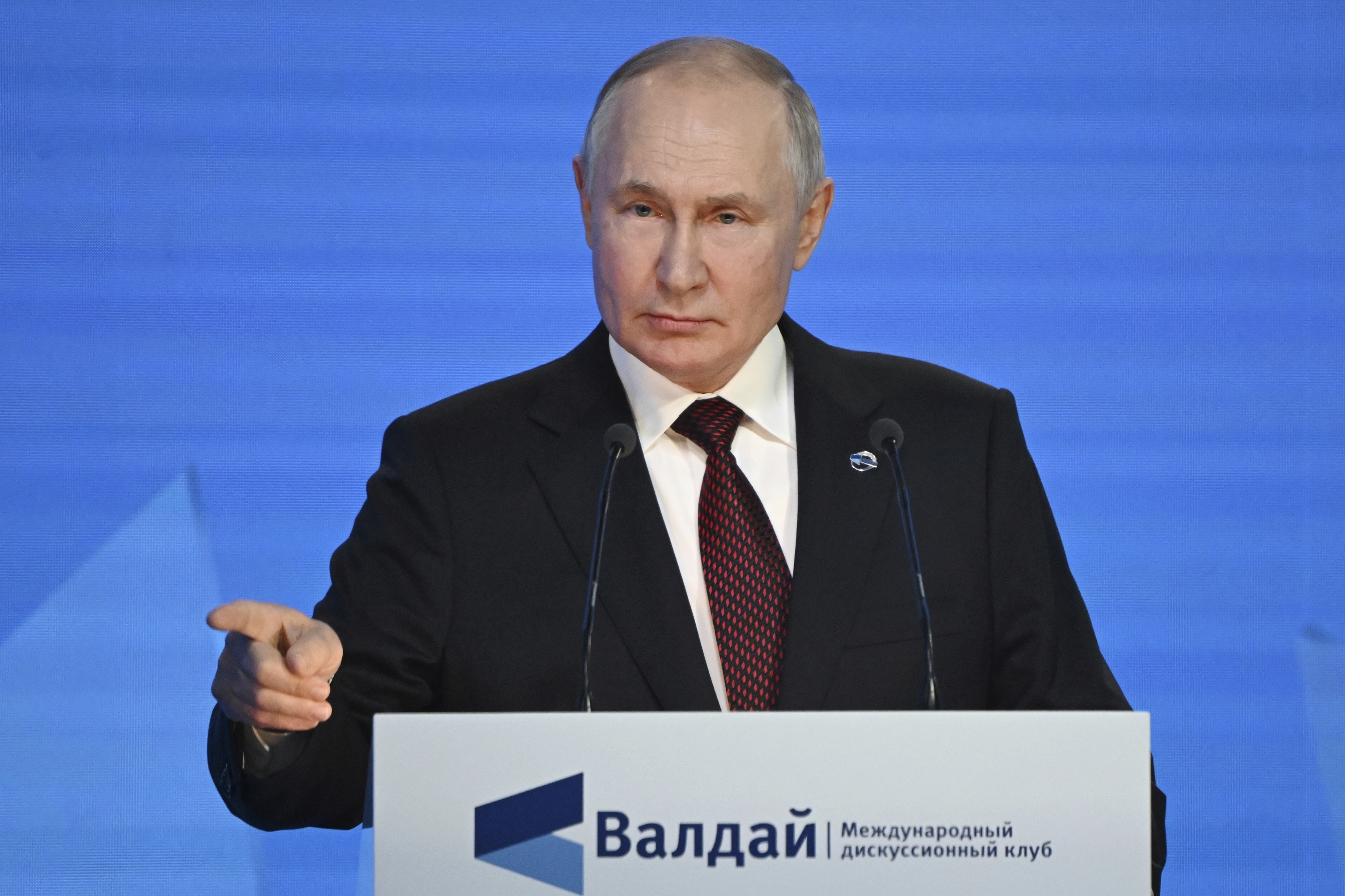 Putin interviene en el Club Internacional de Debate Valdi.