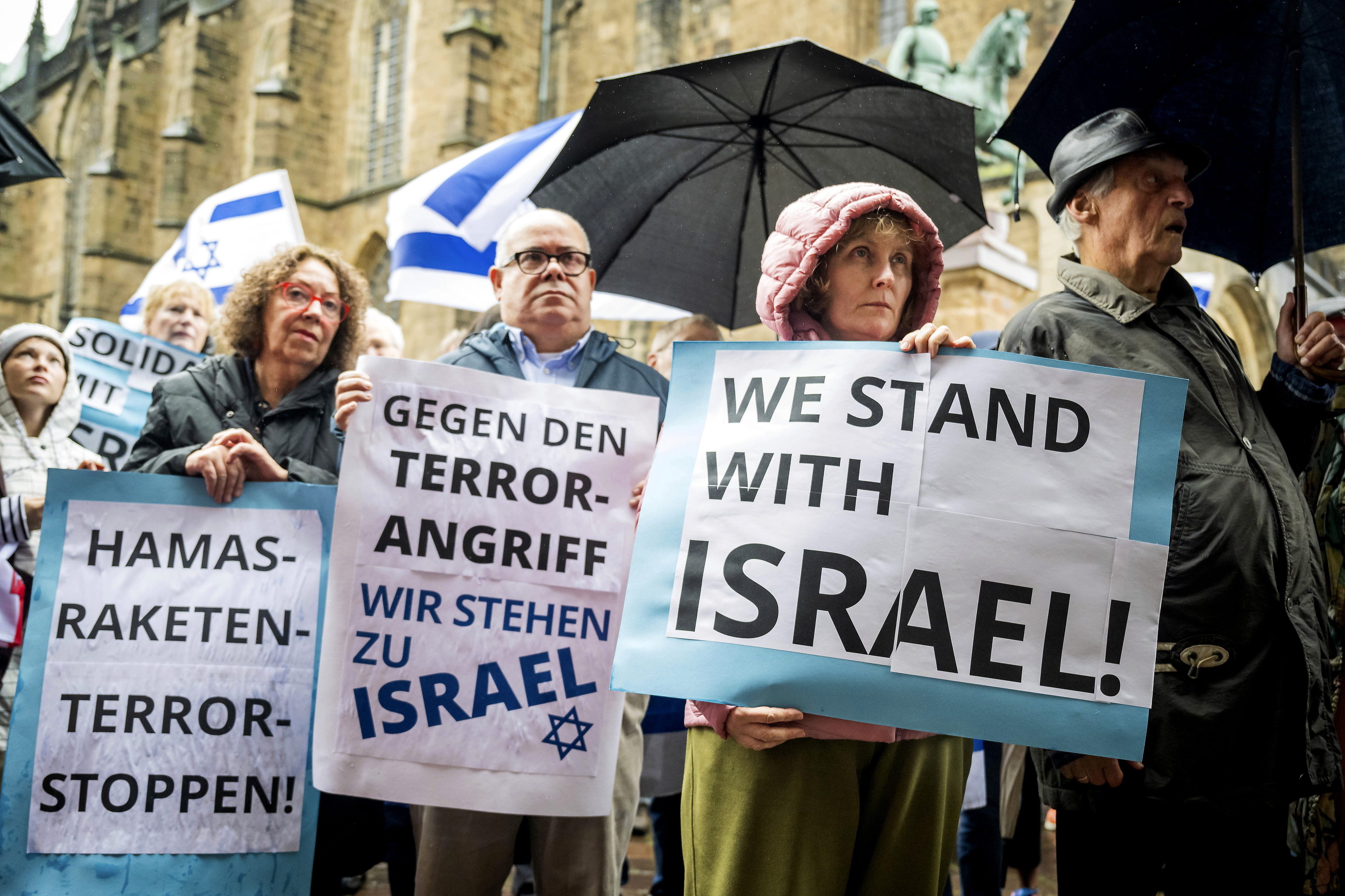 Solidaridad con Israel en Bremen, Alemania.