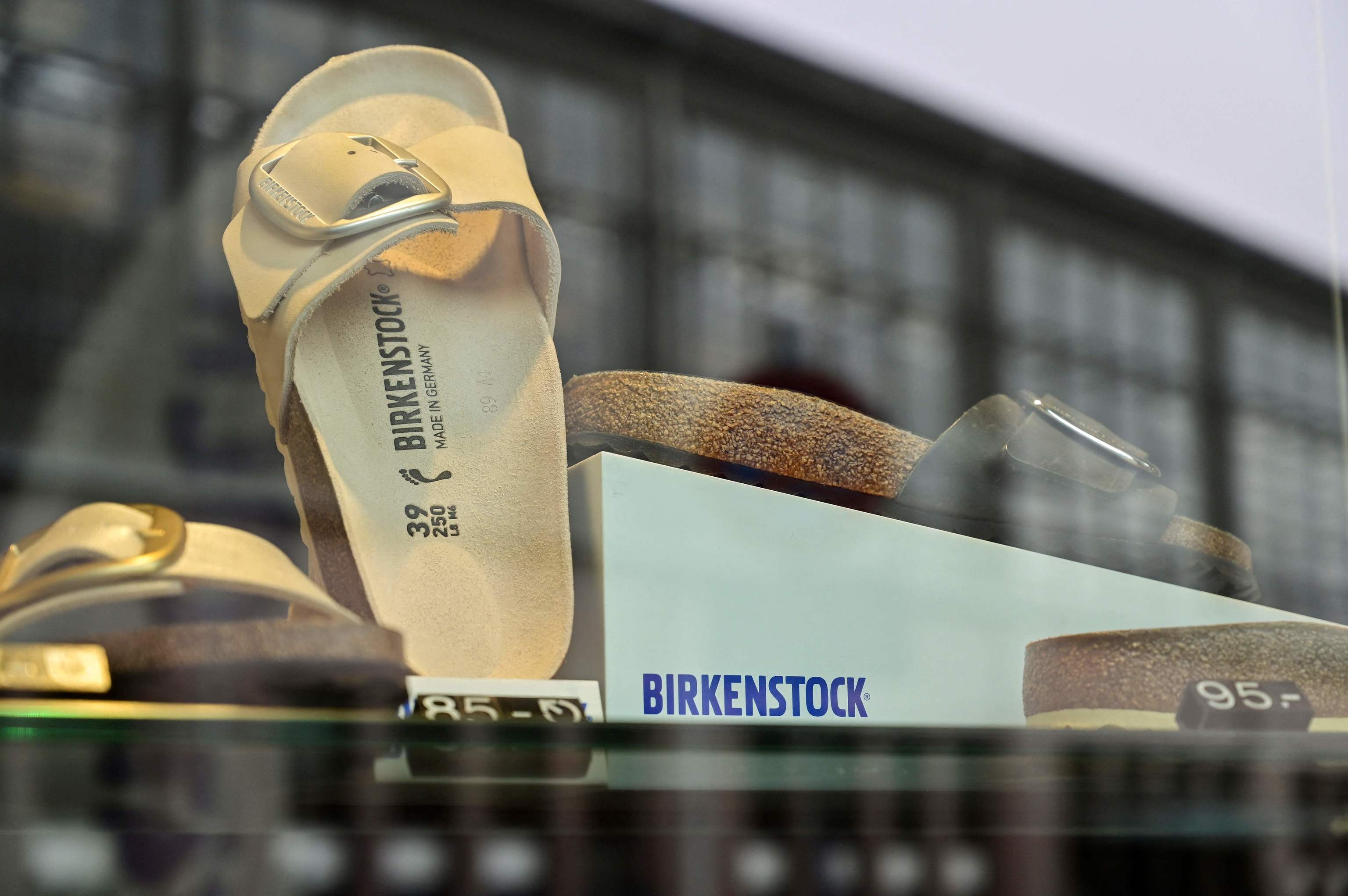 Sandalias de la marca Birkenstock.