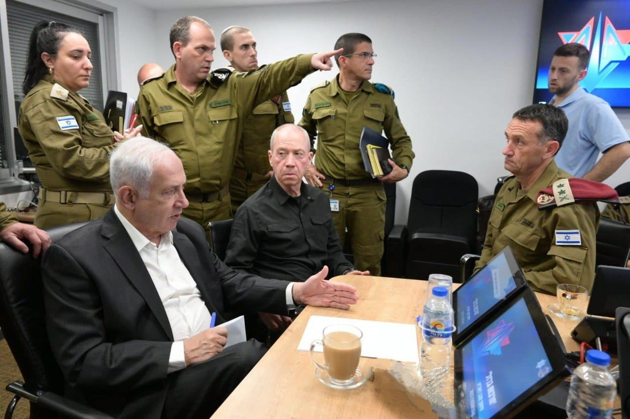 Netanyahu en una reuni