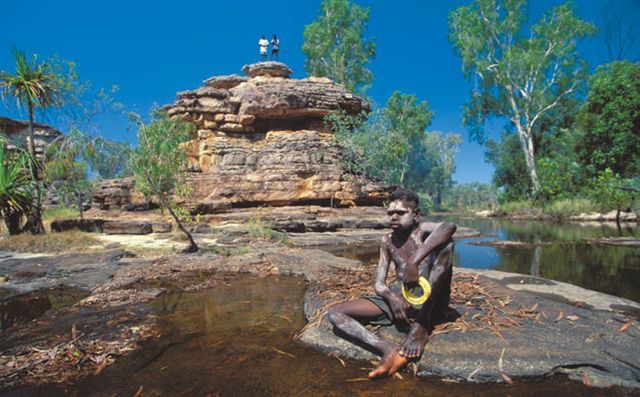 Un aborigen australiano.