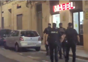 Agentes de la Policía Nacional han tenido que intervenir este miércoles en Melilla.