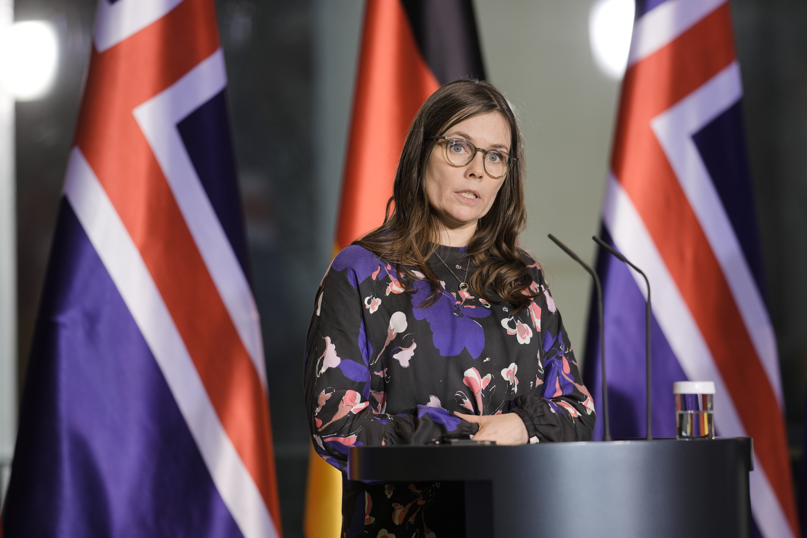 La primera ministra de Islandia, Katrin Jakobsdottir