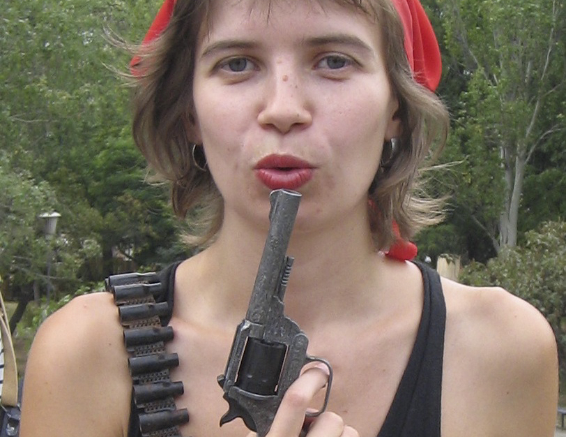 La escritora Elena Zaslavskaya, en una foto publicada en sus redes.