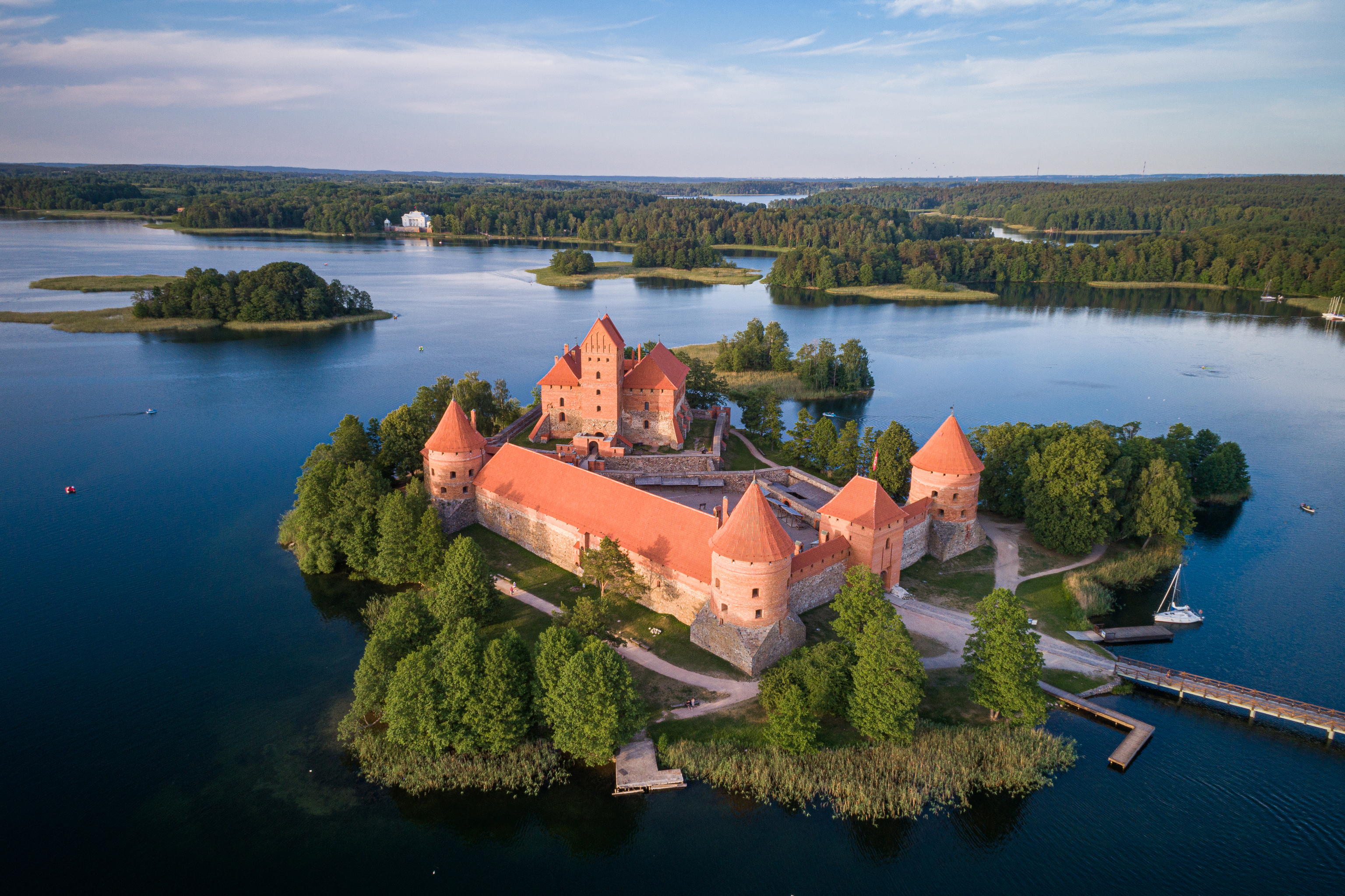 Lago de Traki, en Lituania.
