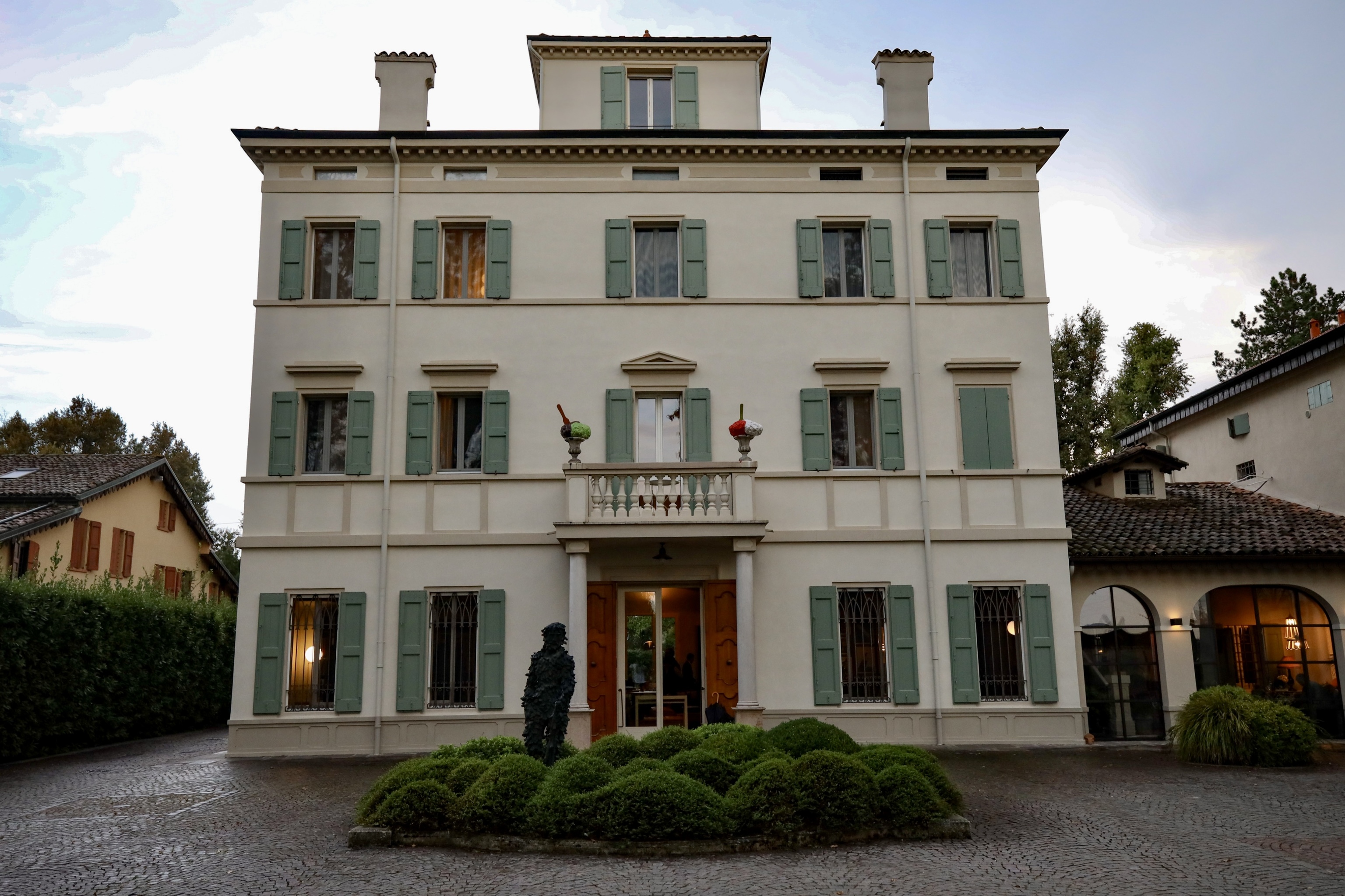 La Villa, uno de los edificios de Casa Maria Luigia.