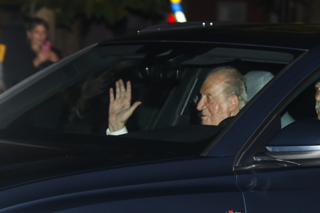 El Rey Juan Carlos, este martes en Madrid.