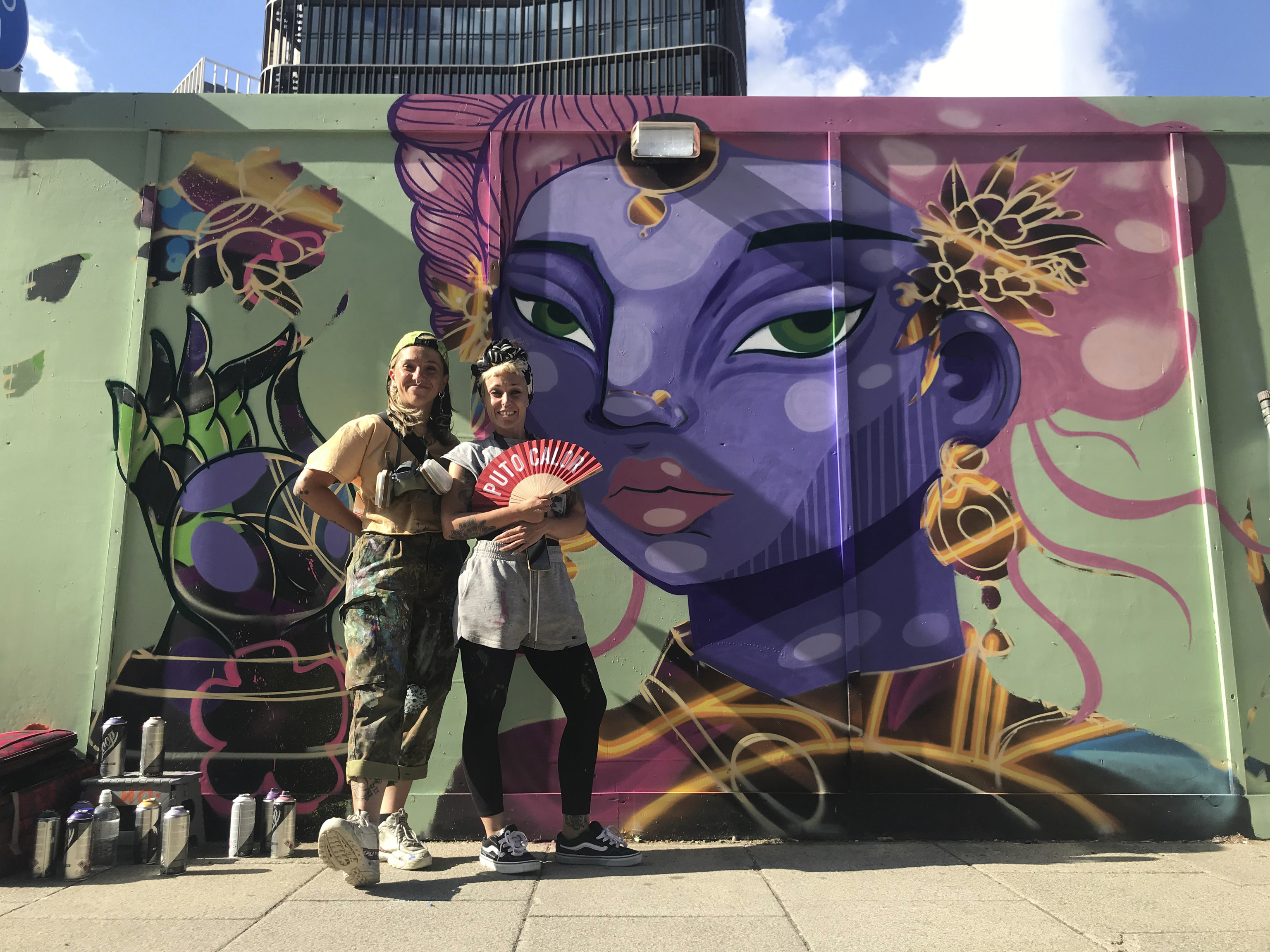Las agitadoras españolas del ‘street art’ en Londres