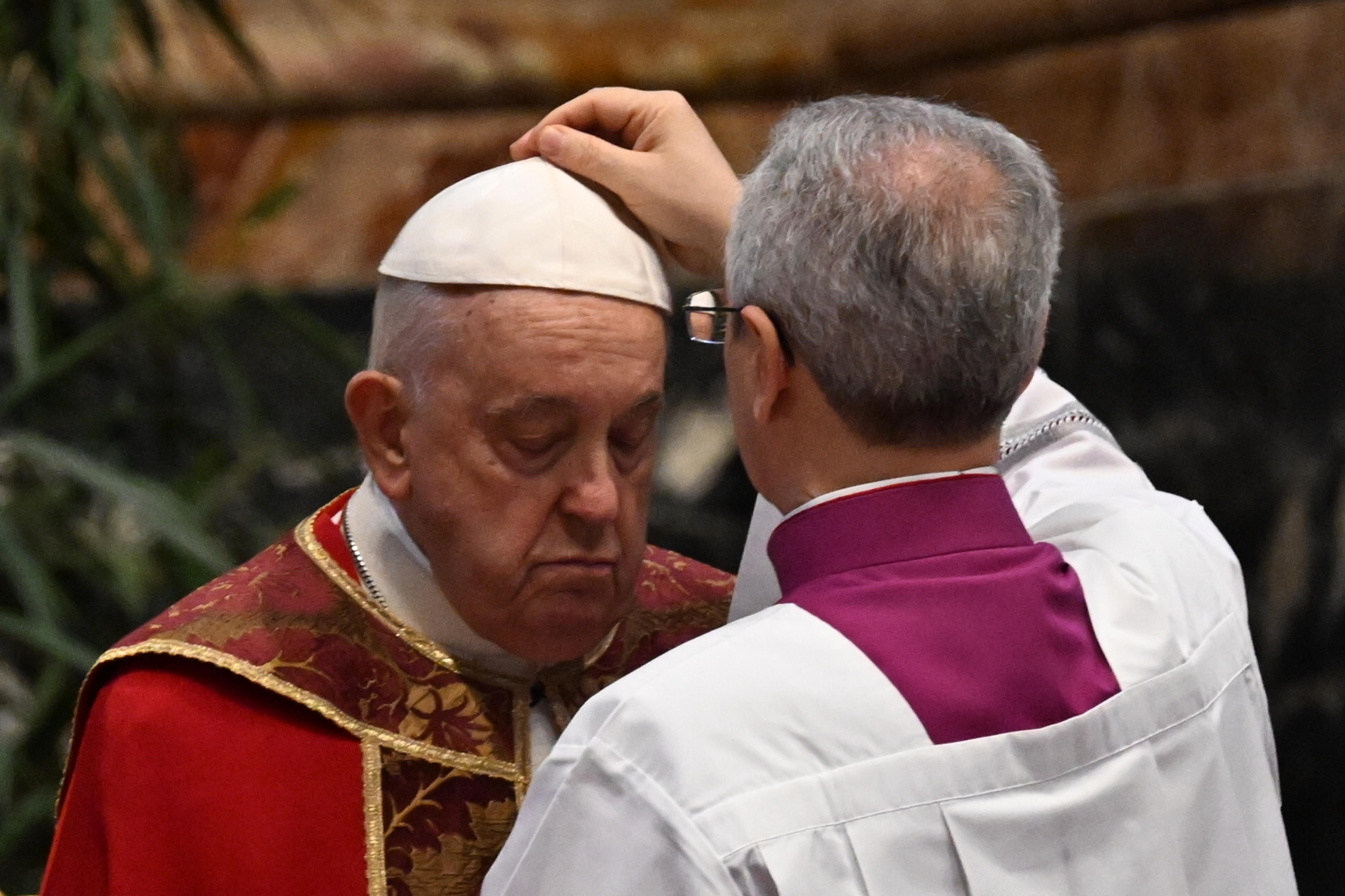 El Papa Francisco durante un acto en el Vaticano.