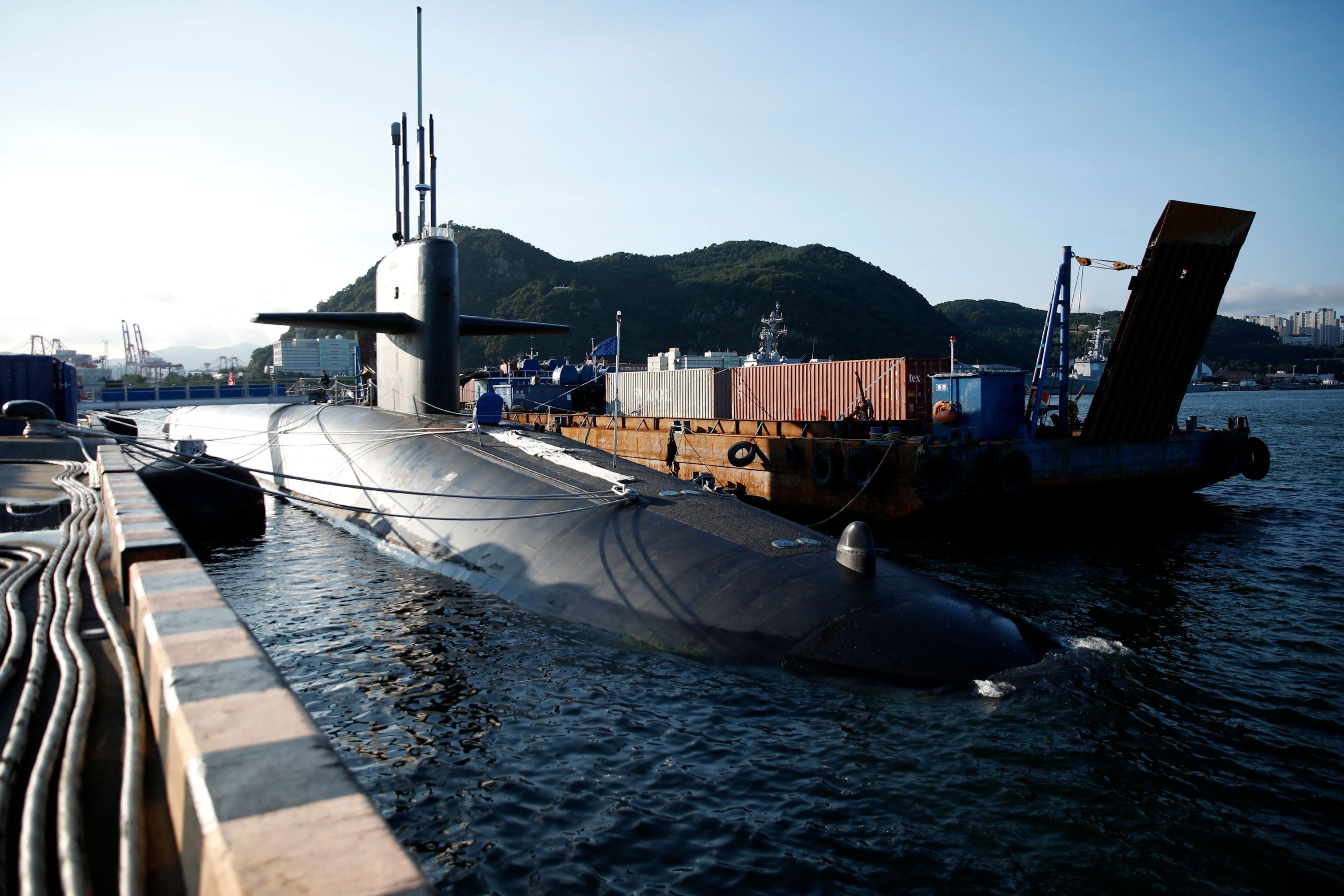 El submarino Florida que forma parte de la triada nuclear estadounidense.