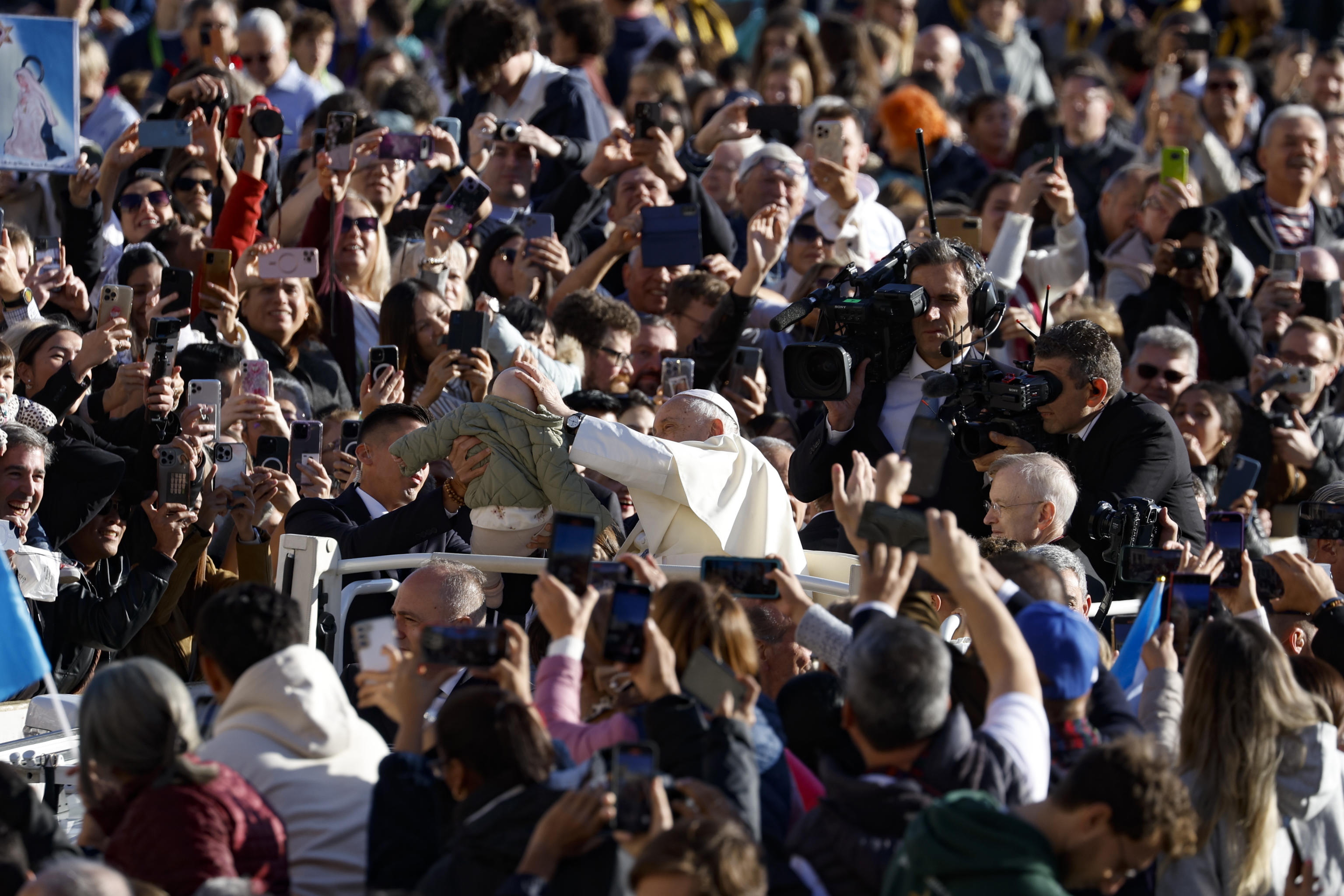 El Papa Francisco en Ciudad del Vaticano, este mircoles.