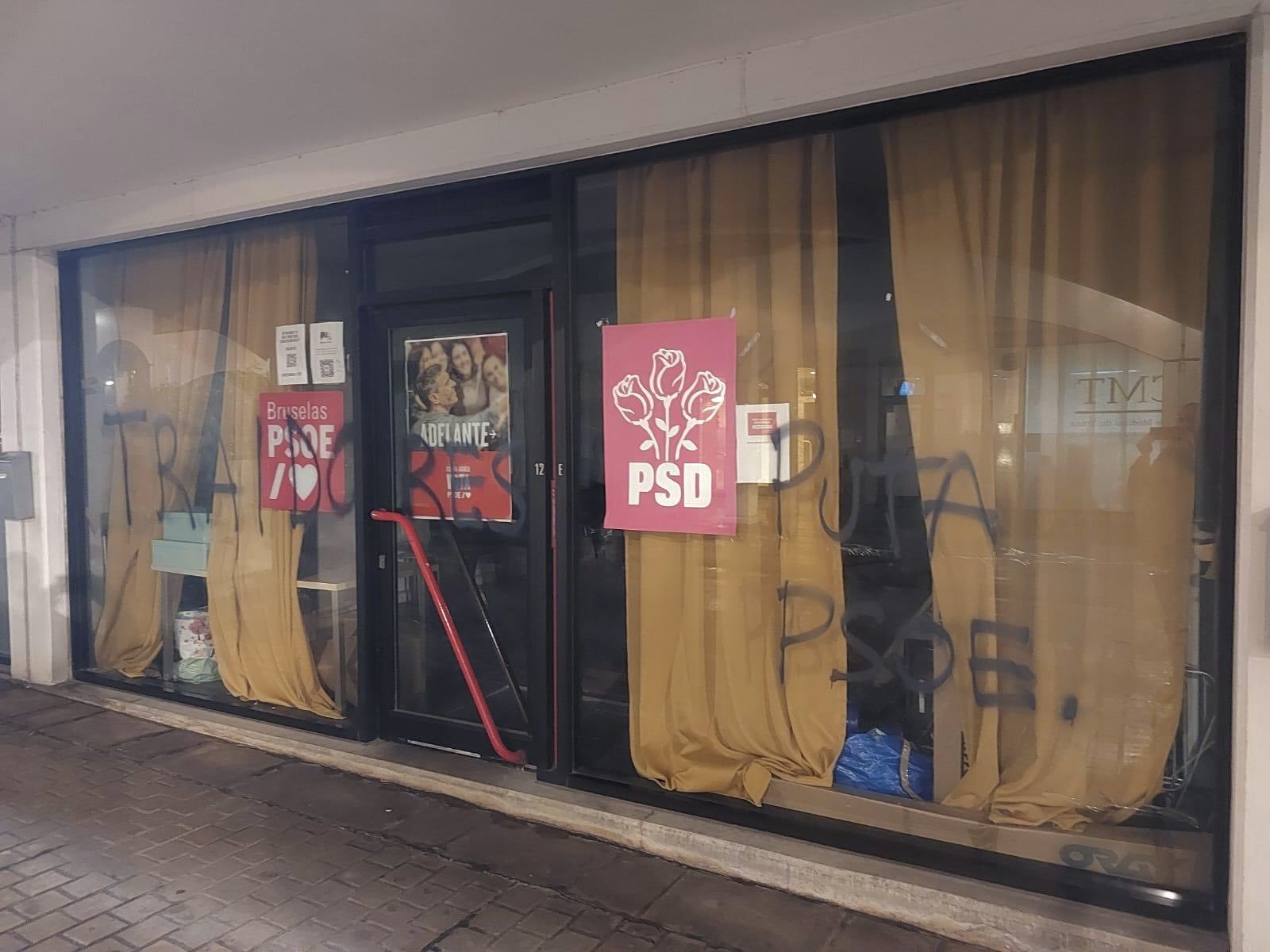 Sede del PSOE en Bruselas.