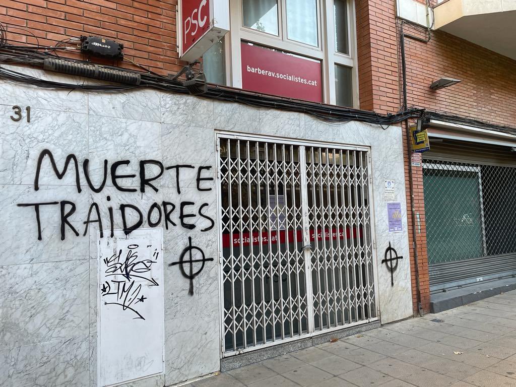 Sede del PSOE en Barber (Barcelona).