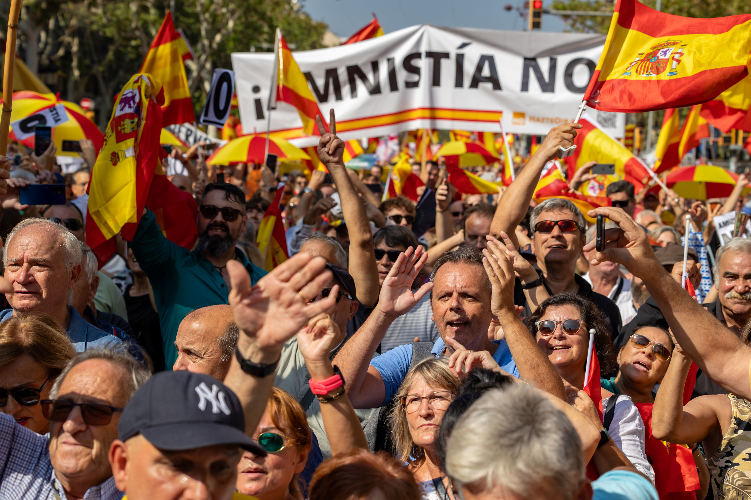 Manifestación contra la amnistía en Barcelona el 12 de noviembre ...