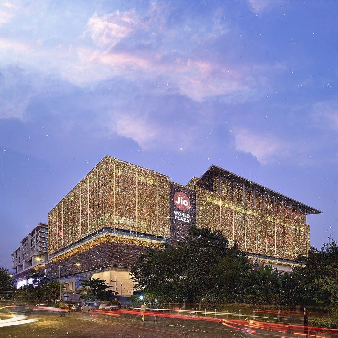 El centro comercial de lujo Jio World Plaza, en Bombay.