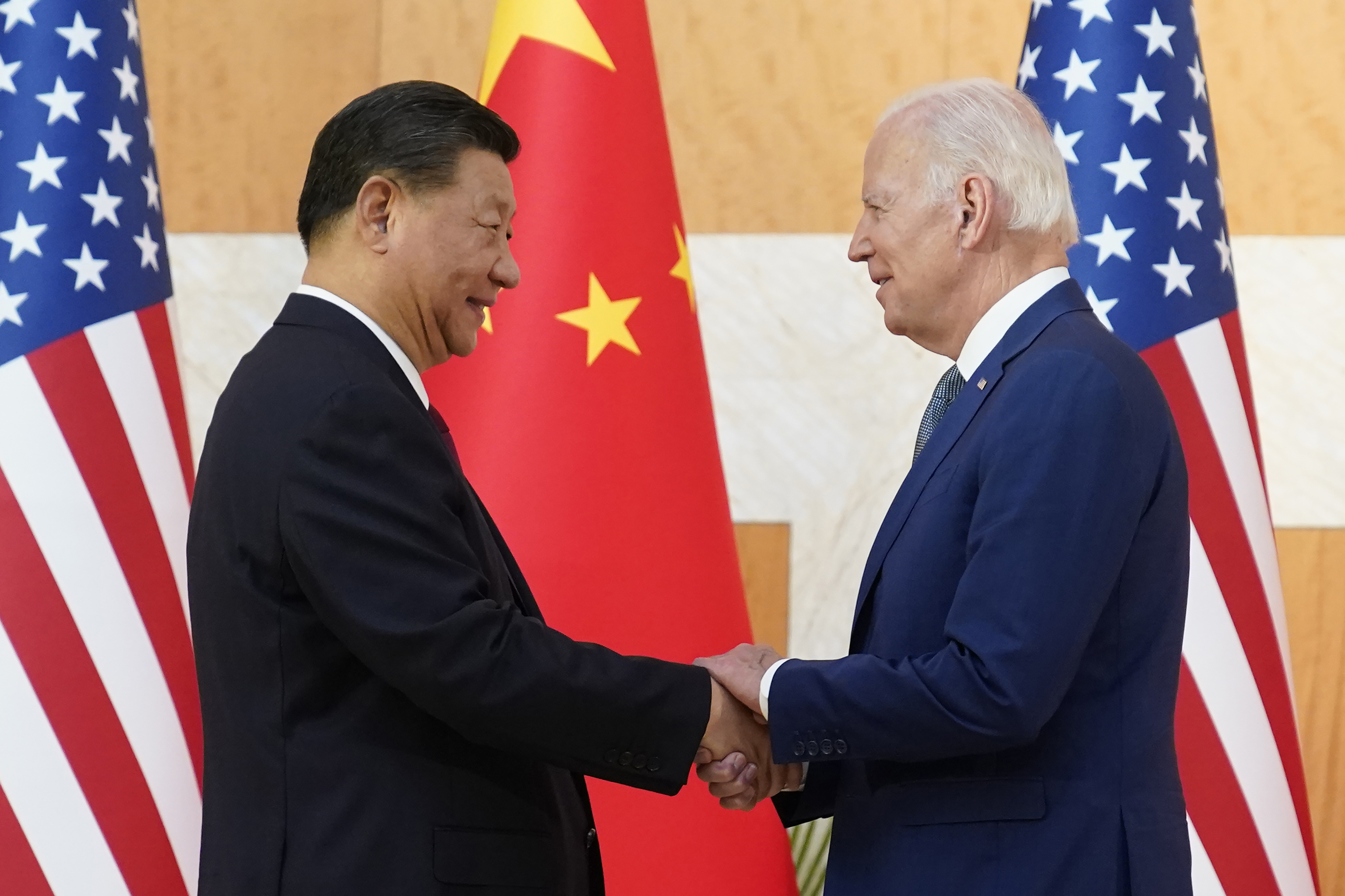 El presidente de EEUU, Joe Biden, y el líder chino Xi Jinping.