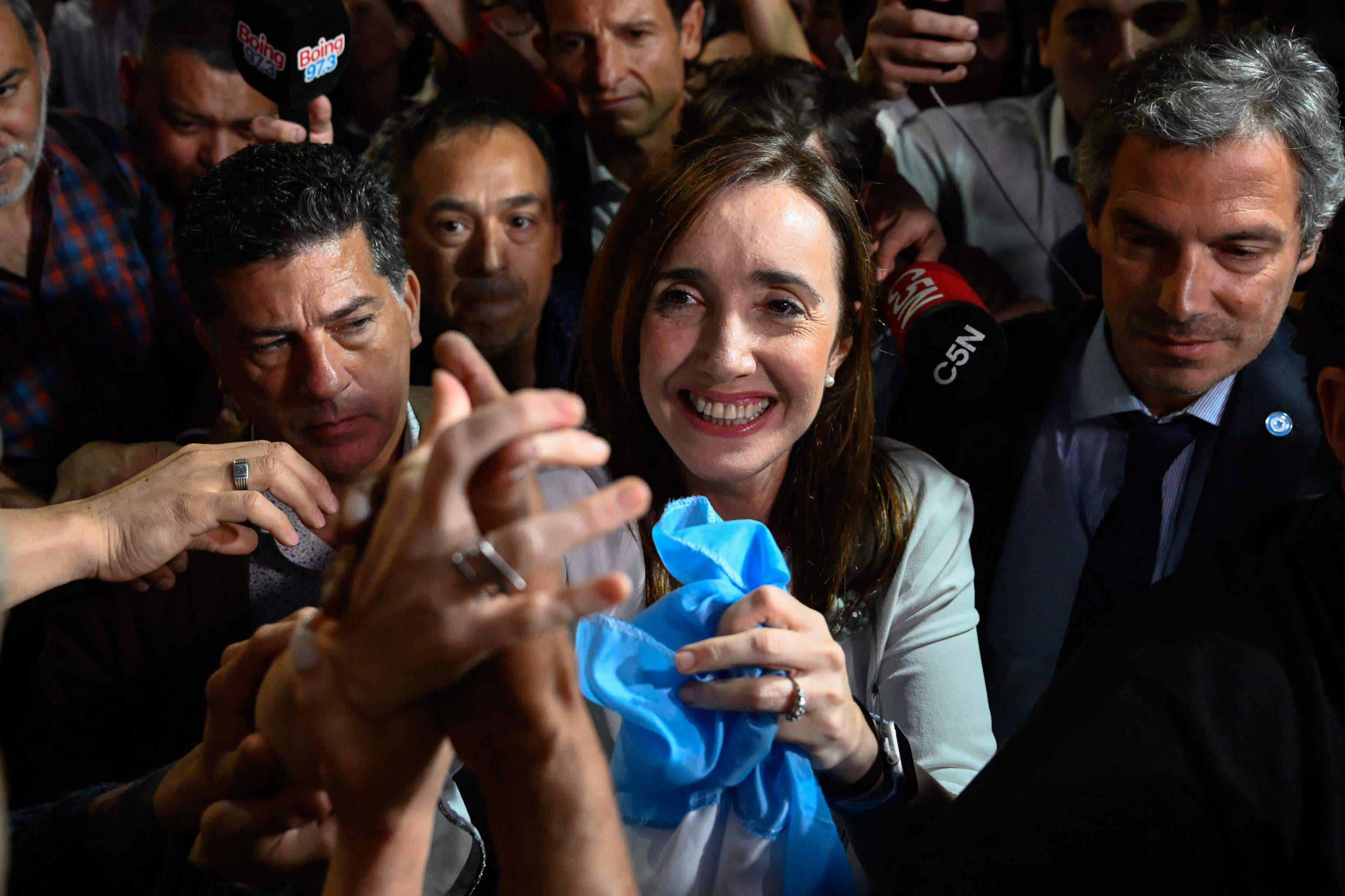 La futura vicepresidenta de Argentina, Victoria Villarruel.
