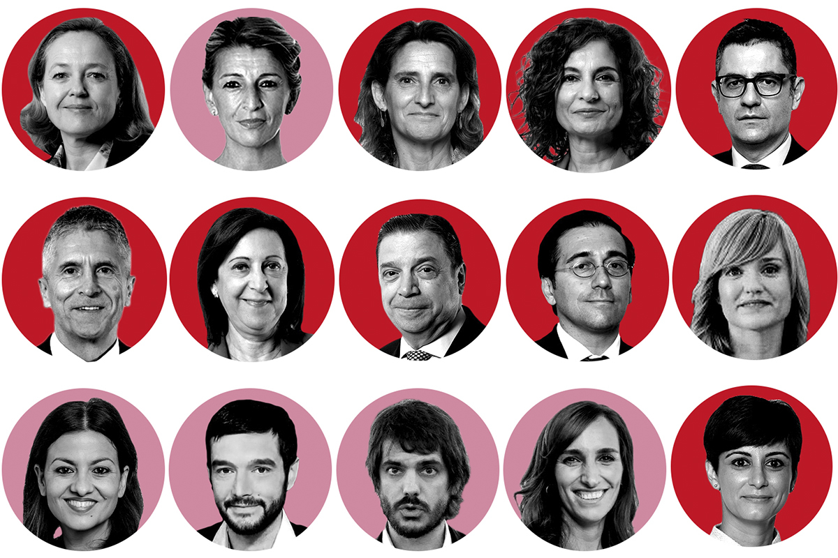 Los nuevos ministros del gobierno de Sánchez