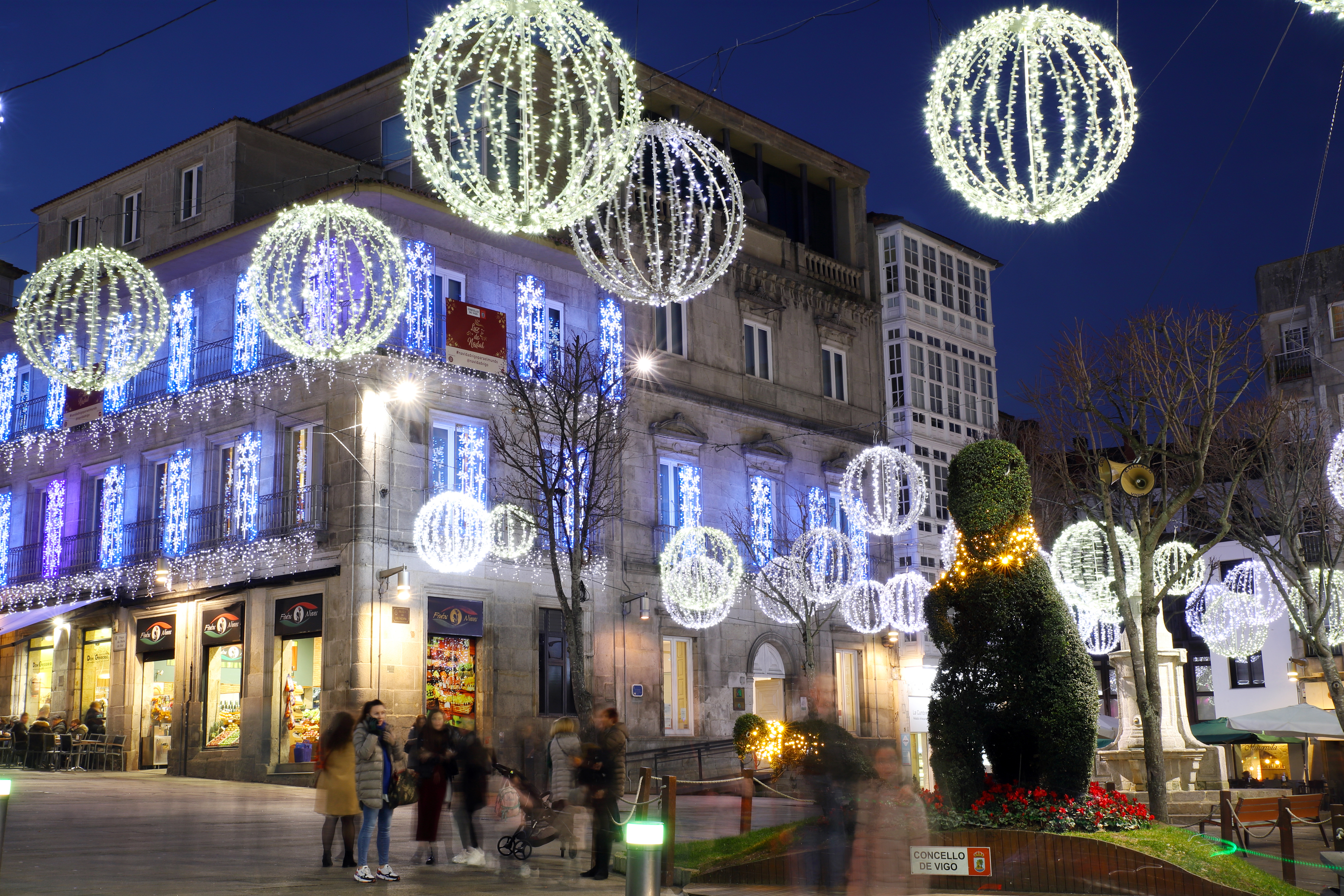 Vigo, una de las ciudades de España que siempre aparece en el 'top' del ránking navideño.