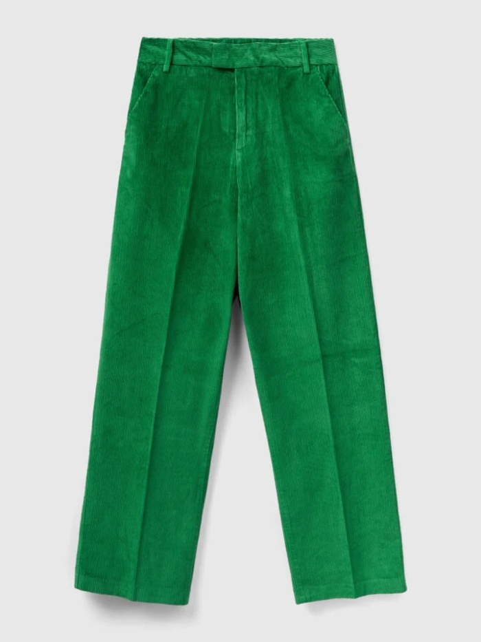 Pantalón de pana recto de Benetton para este otoño-invierno
