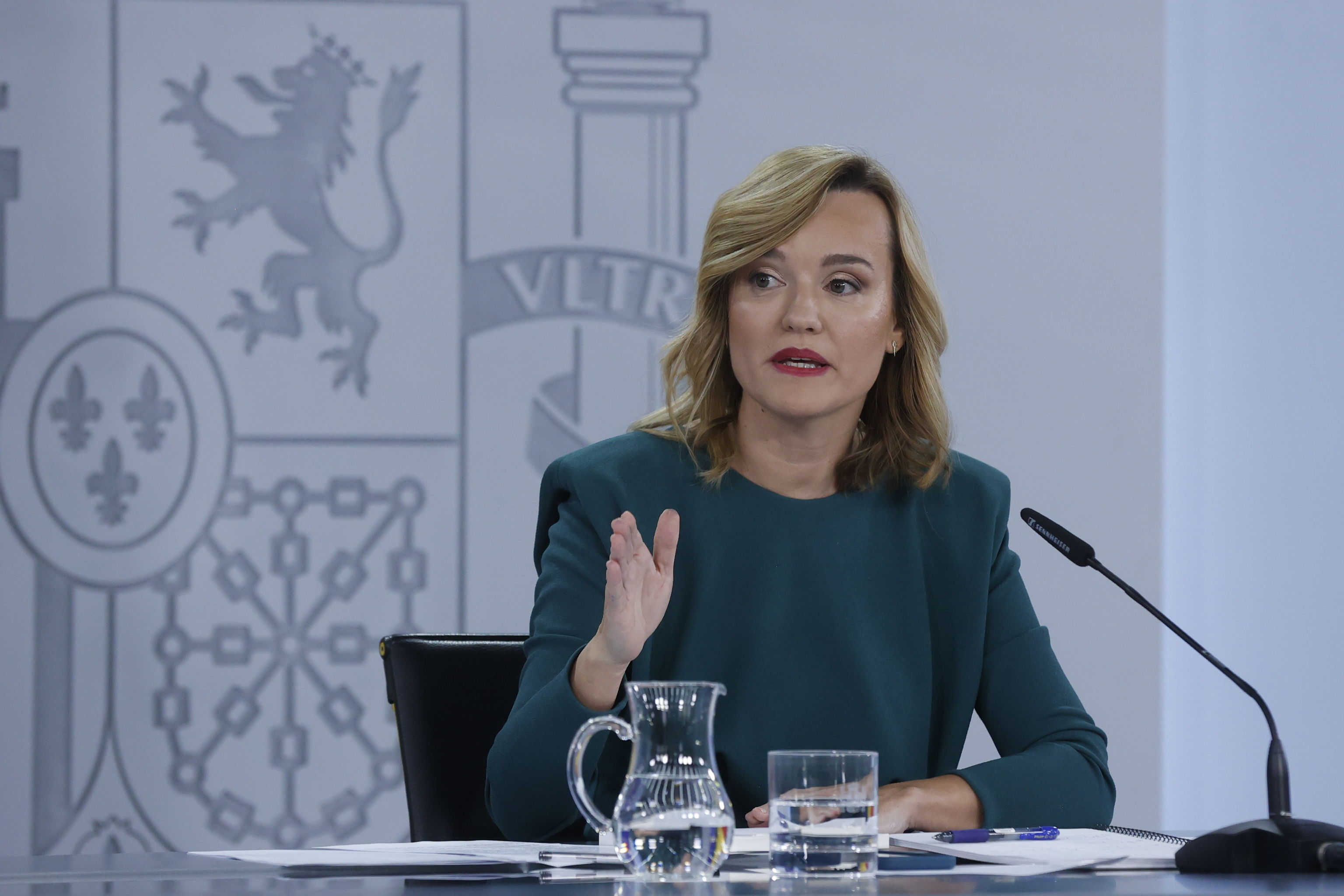 La nueva portavoz del Gobierno, Pilar Alegría.