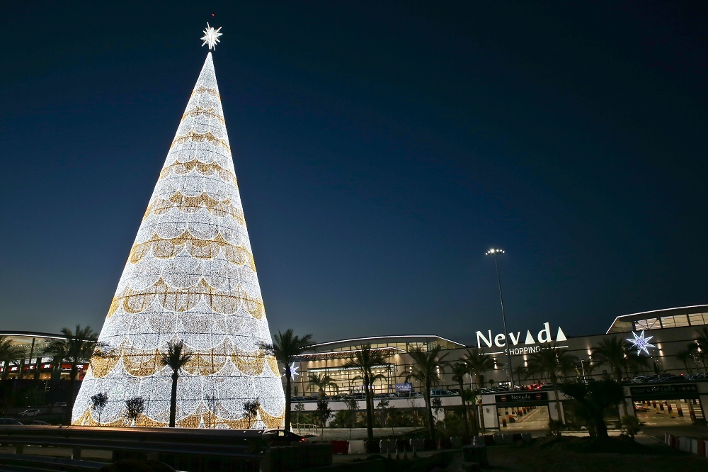 El abeto de Nevada Shopping, en Granada.