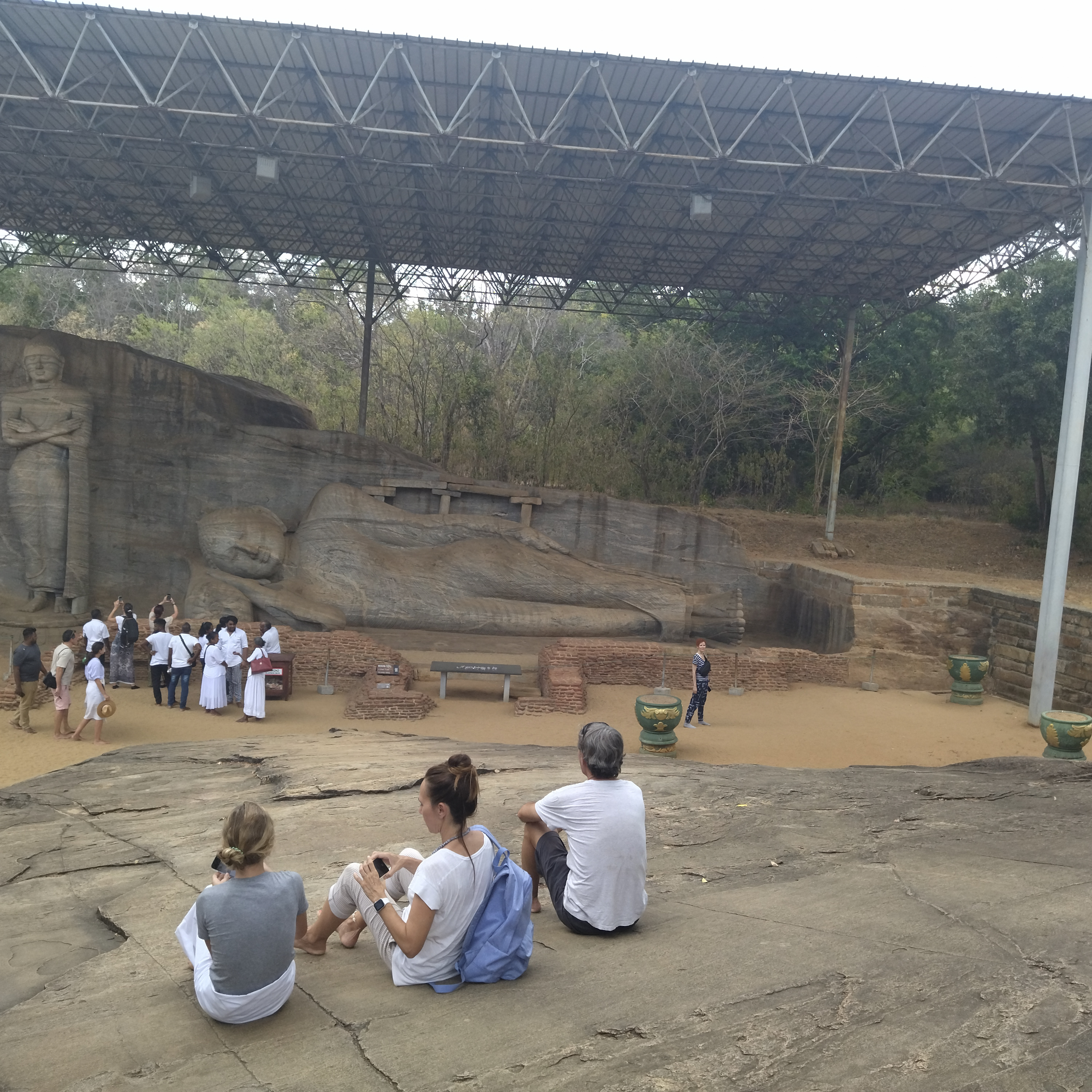 El yacimiento arqueológico de Polonnaruwa.