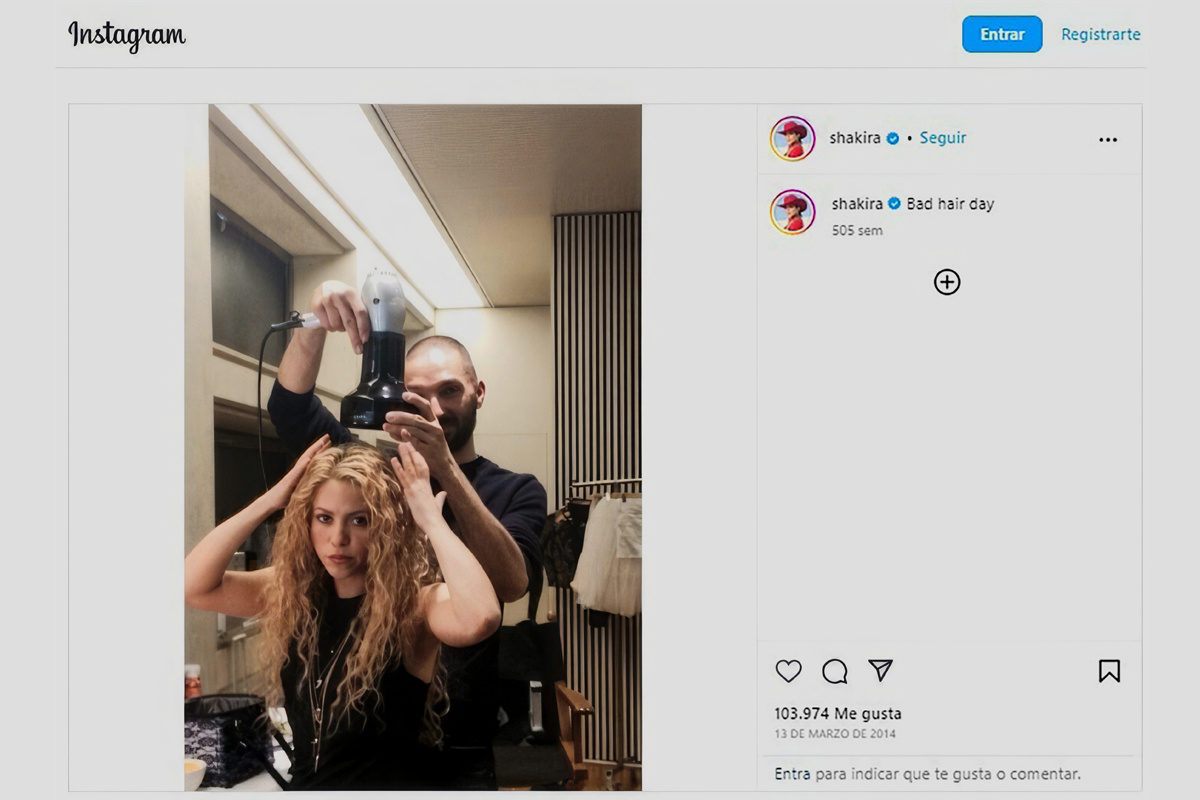 "Mal da de cabello". Escriba Shakira el 13 de marzo de 2014 en su perfil pblico de Instagram. Una metfora de lo sucedido despus. Una de las mayores pruebas de Hacienda eran las citas con sus estilistas entre 2012 y 2014. Haba 117 testigos citados para el juicio que no se celebr.