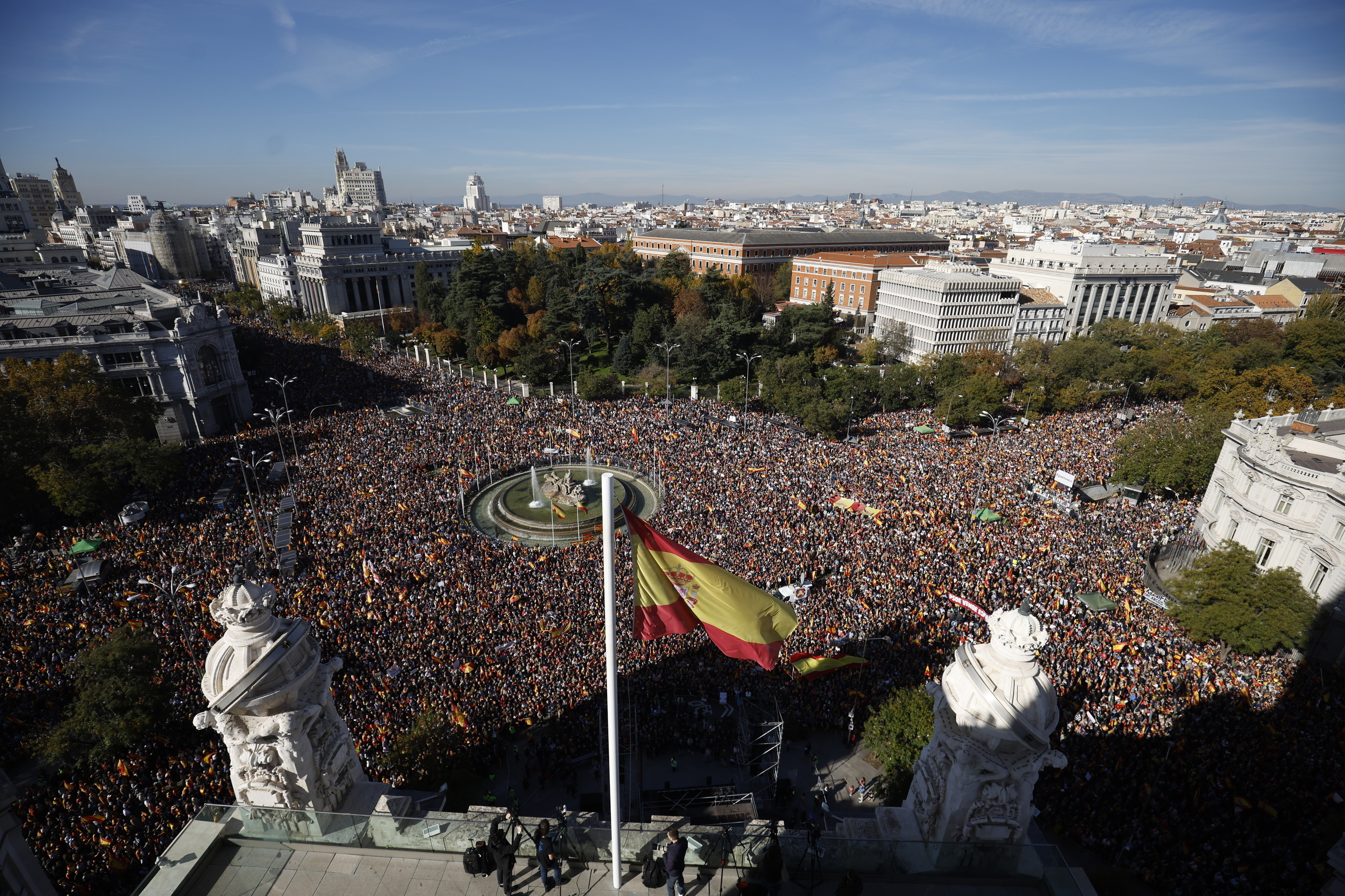 Manifestación contra la Ley de Amnistía en Madrid.