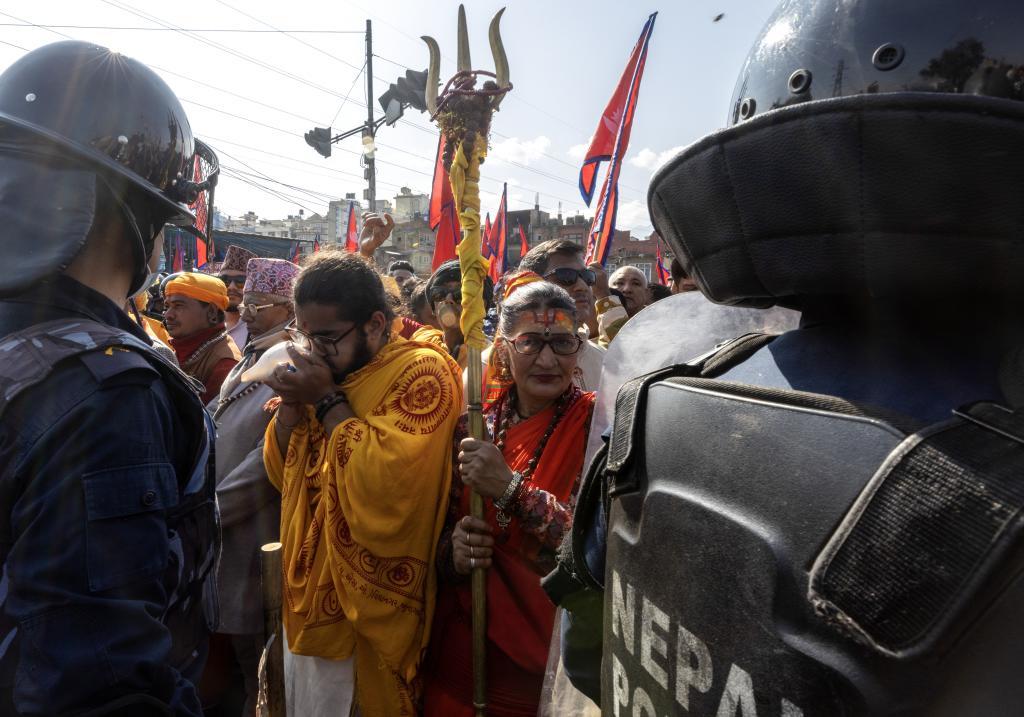 Protestas para restaurar el Reino hindú en Nepal