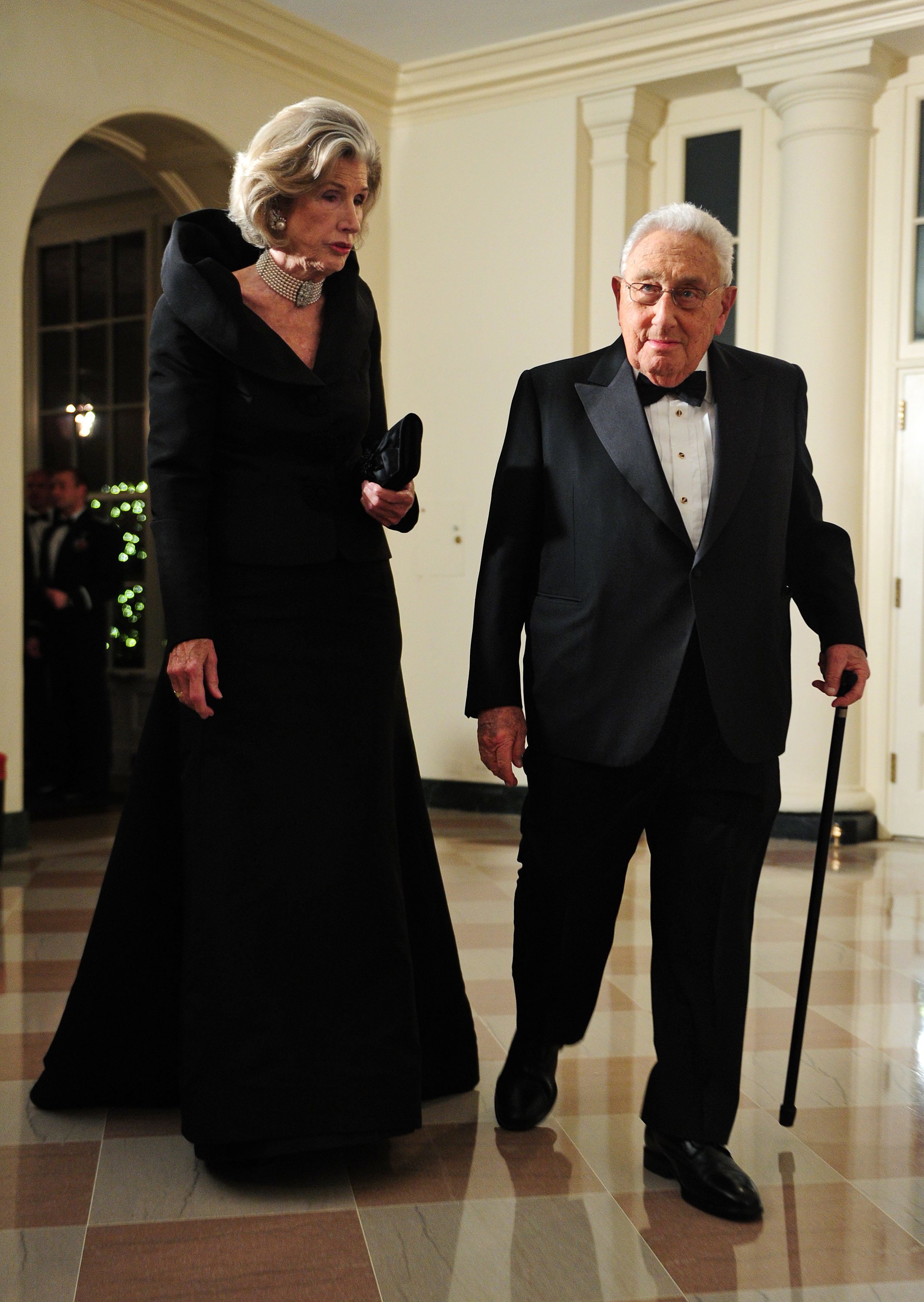 Kissinger y Nancy, su segunda mujer.