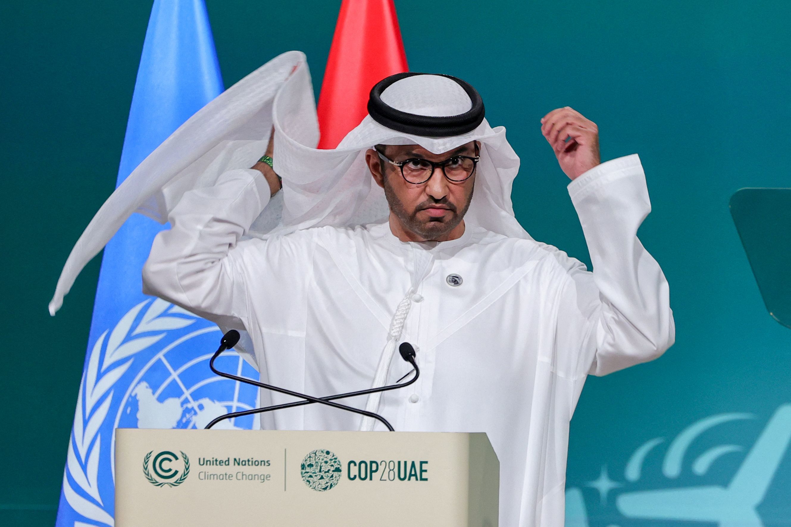 El presidente de la COP28, el Sultan Ahmed Al Jaber.